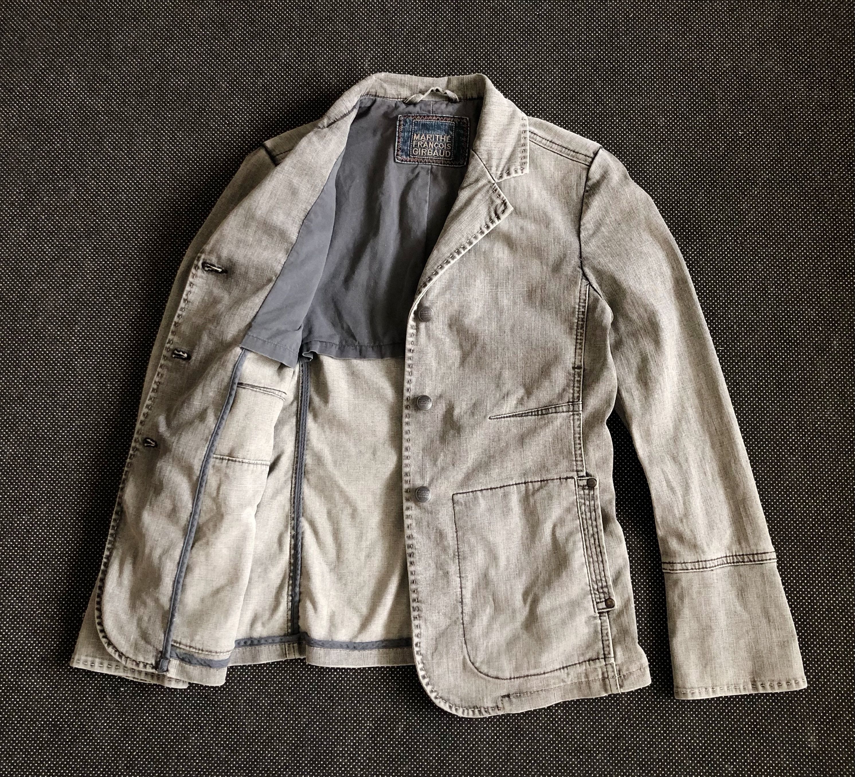 Marithe + Francois Girbaud × Vintage RARE🔥VINTAGE M.F. GIRBAUD DENIM JACKET Size XS / US 0-2 / IT 36-38 - 1 Thumbnail