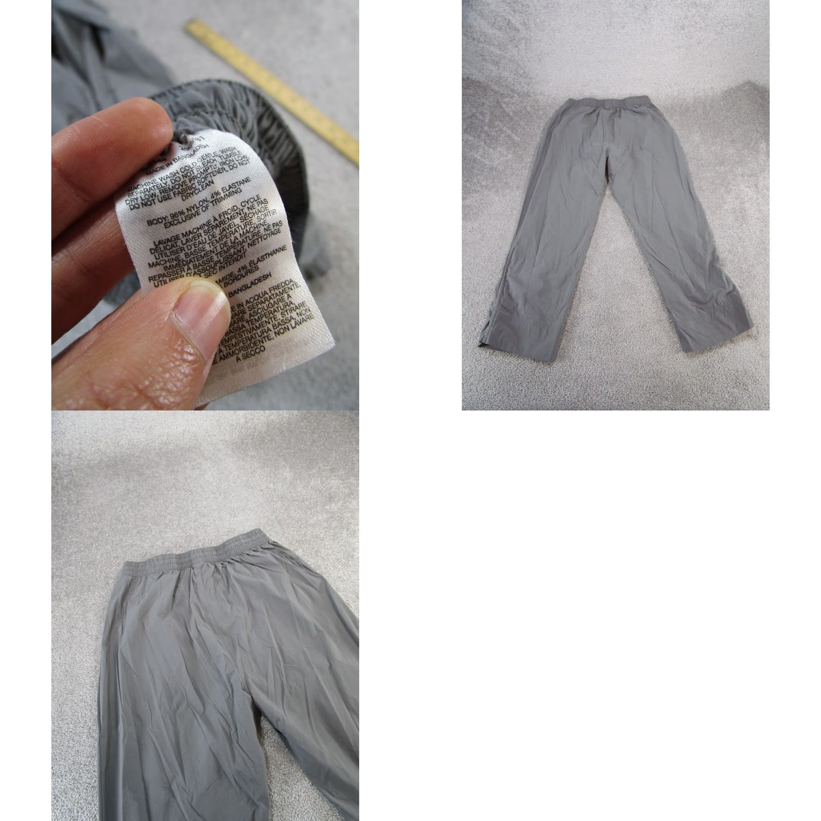 Vintage Columbia Pants Womens XL Gray Lightweight Nylon Rollup Hiking Track Pants Womens XL Gray Lightweight Nylon Rollup Hiking Size 40" / US 18 - 9 Thumbnail