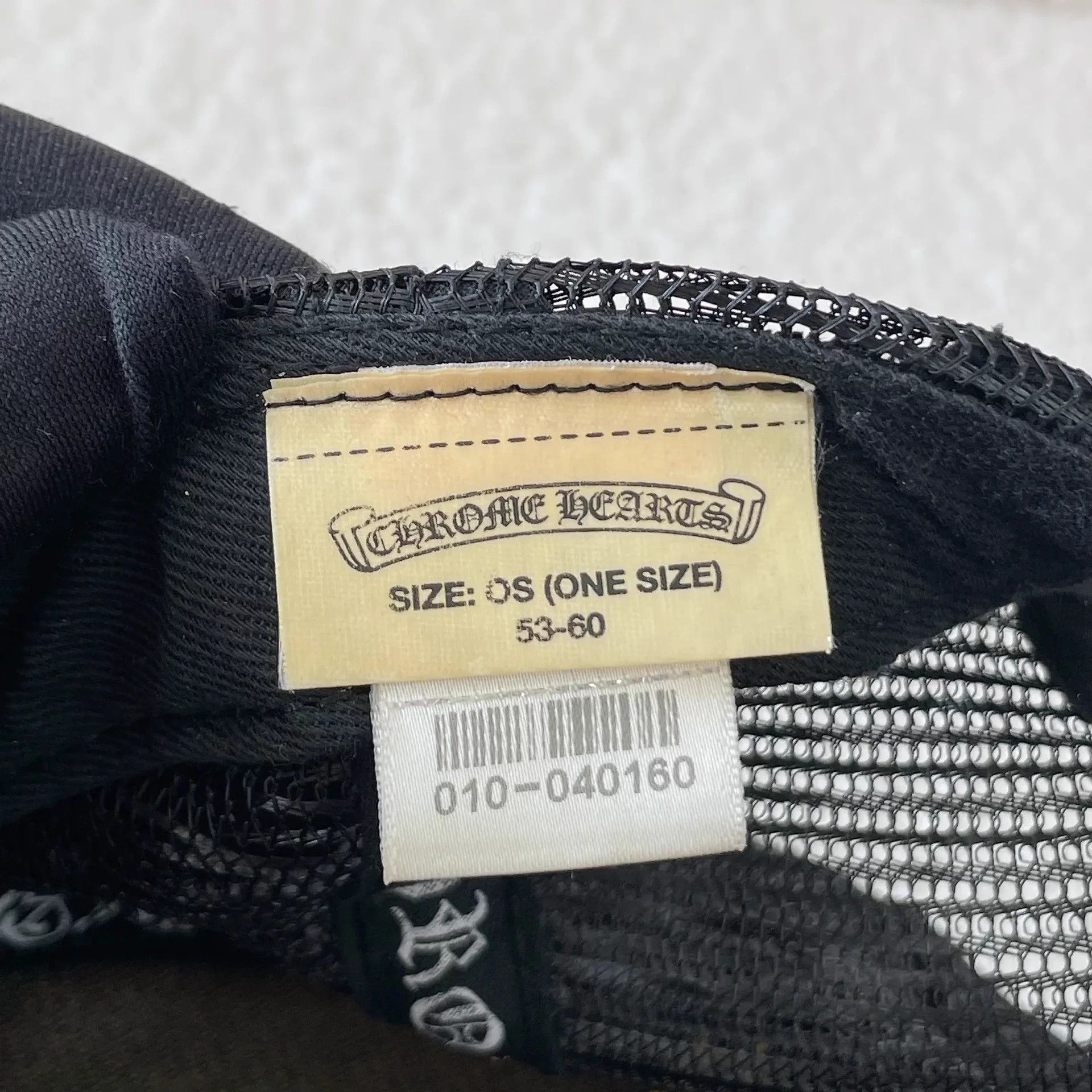 Chrome Hearts Chrome Hearts Black Embroidered Baseball Cap Size ONE SIZE - 8 Thumbnail