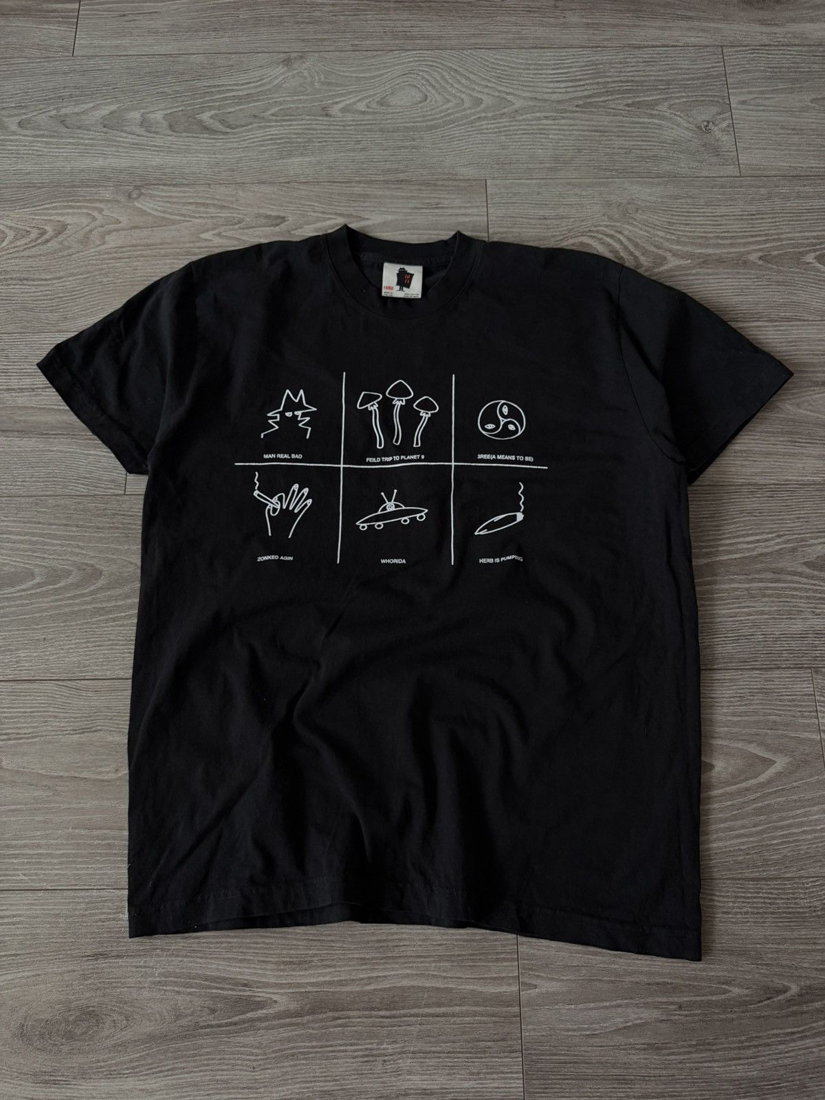 Other Crimewave Hippie Smoking Drip 420 Swag Y2k USA Made Tee Size US L / EU 52-54 / 3 - 7 Thumbnail