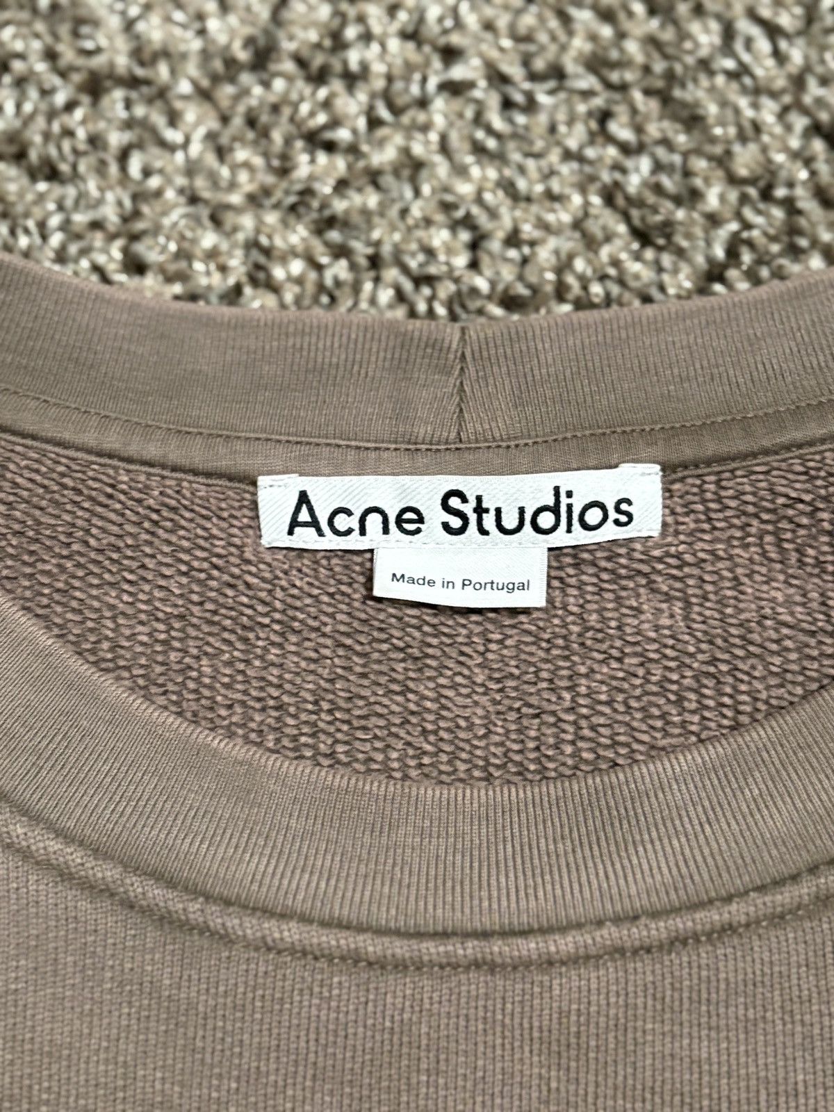 Acne Studios Acne Studios Brown Logo Patch Sweatshirt Crewneck Size US M / EU 48-50 / 2 - 6 Thumbnail