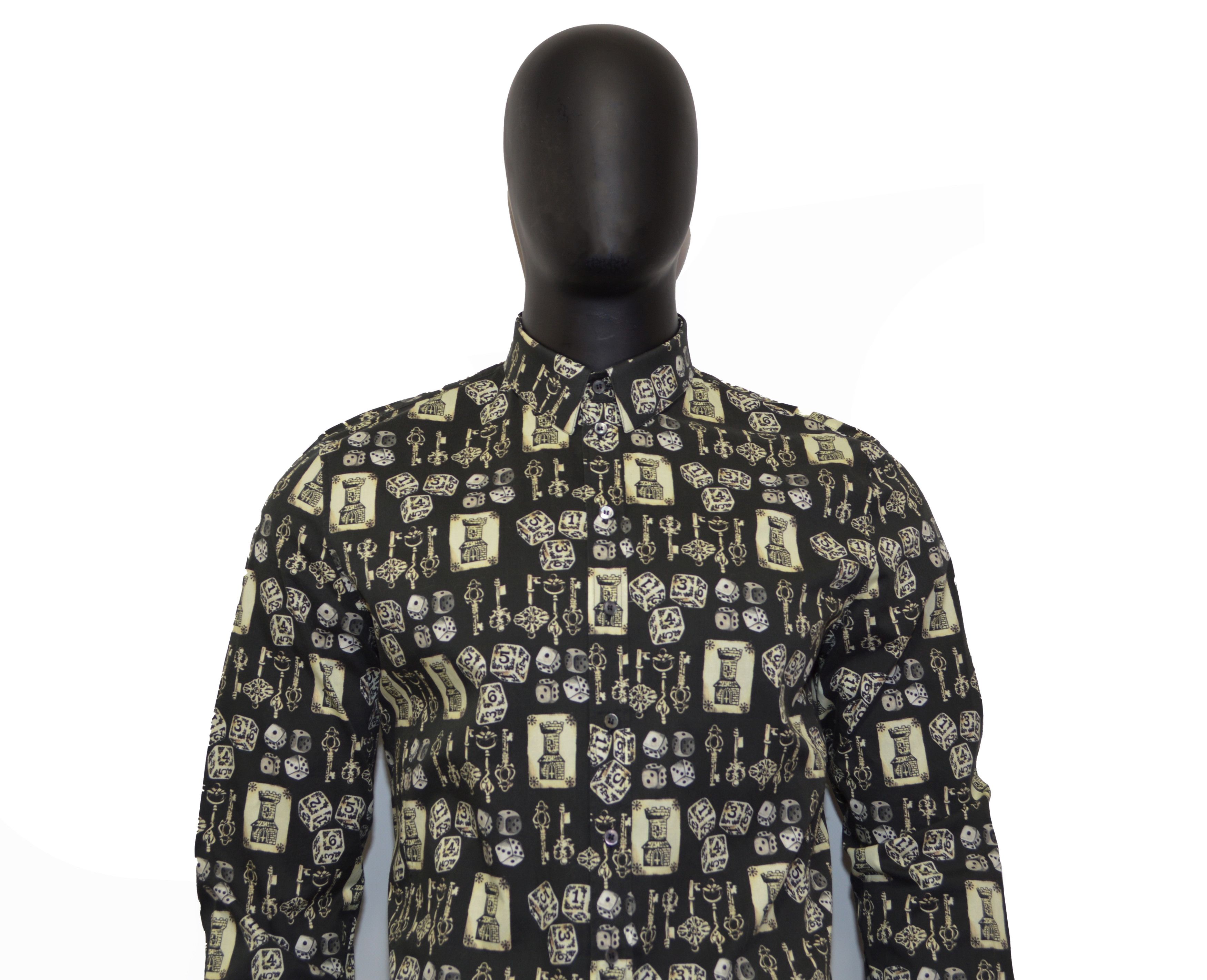 Dolce & Gabbana Men's Dolce & Gabbana Sicilia Dress Shirt 42 16.5 Print Size US L / EU 52-54 / 3 - 2 Thumbnail