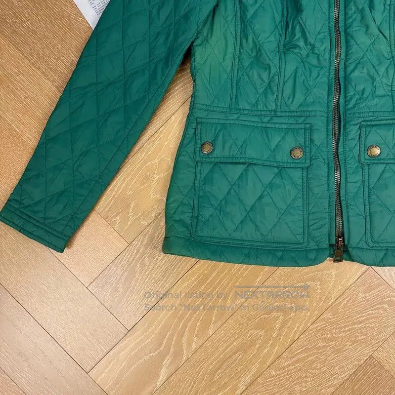 Burberry Burberry Green Women's Cotton Jacket. Size S / US 4 / IT 40 - 6 Thumbnail
