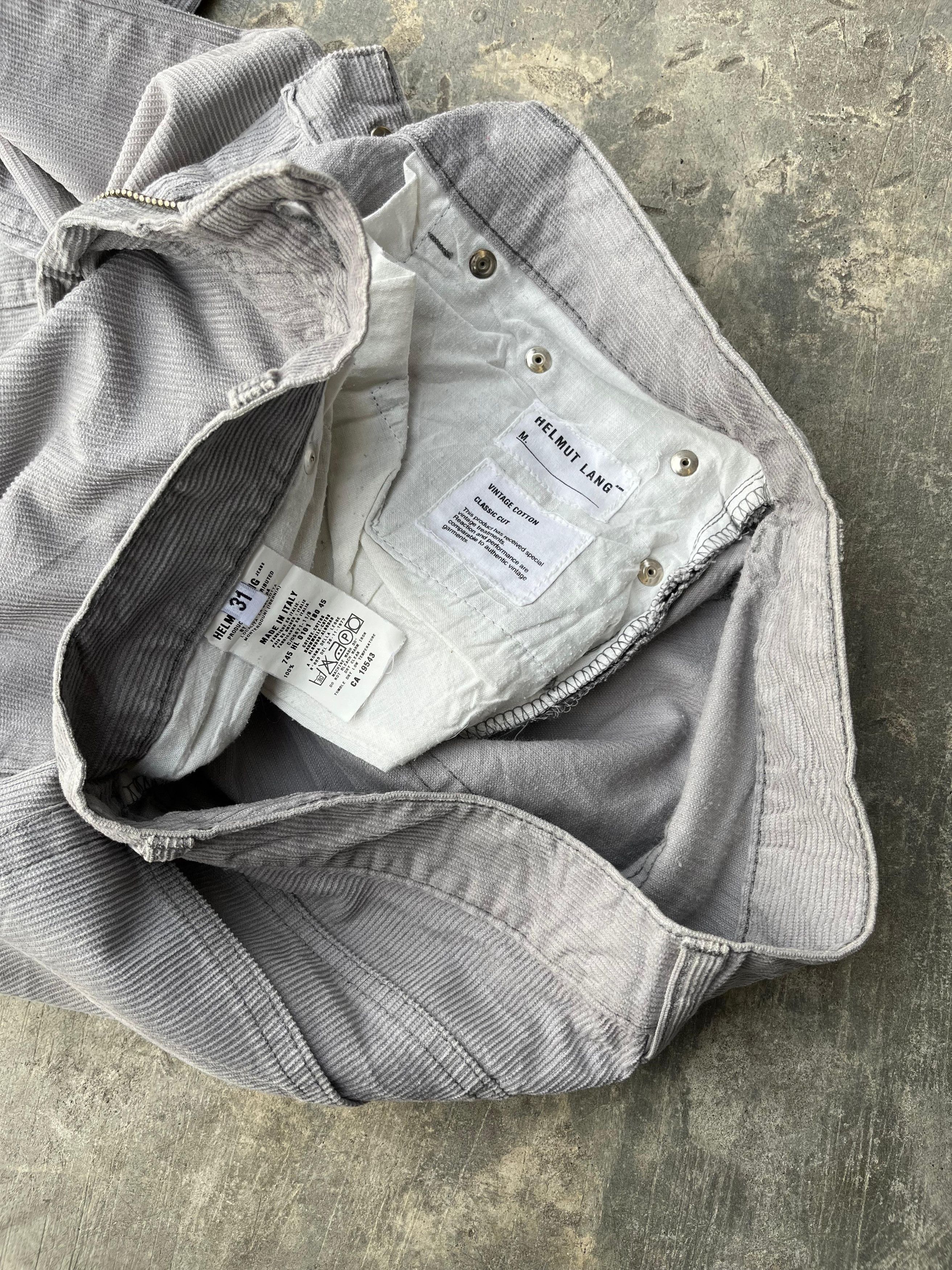 Helmut Lang Vintage Helmut Lang Classic Cut Corduray Pants Size US 31 - 7 Thumbnail