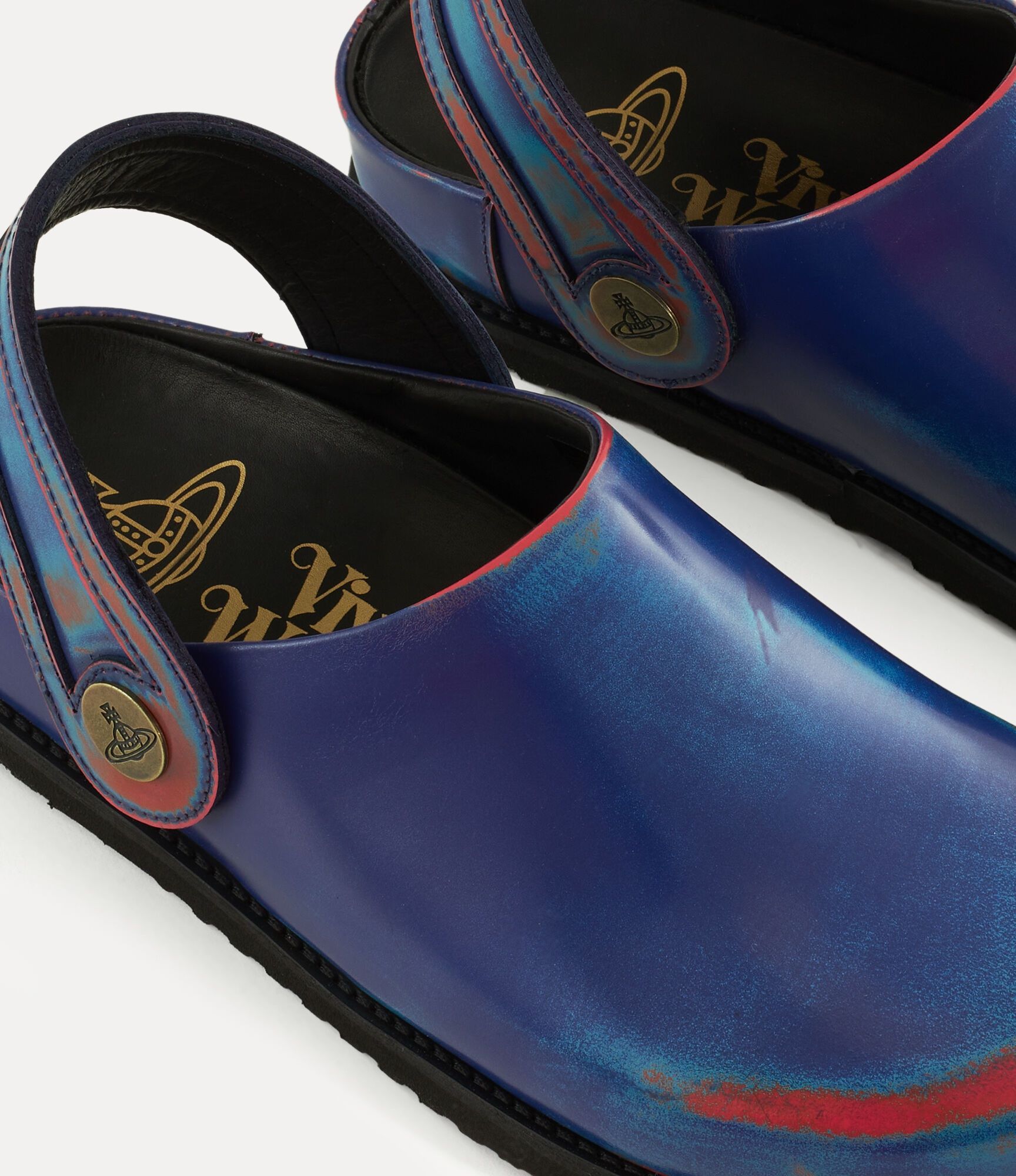 Vivienne Westwood o1f1d3z0825 Oz Clogs in Blue/Pink Size US 7 / IT 37 - 6 Thumbnail