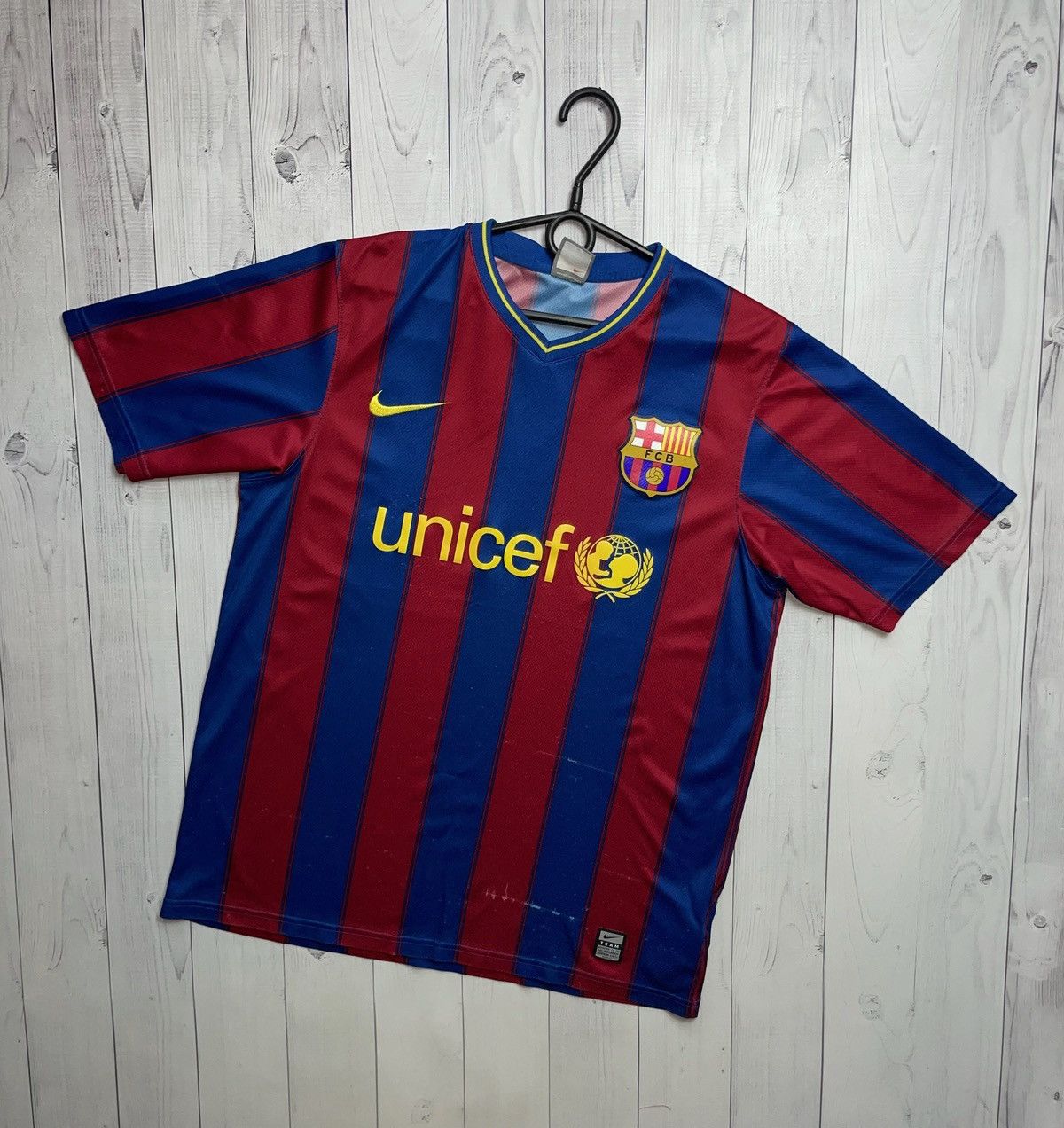 Nike × Vintage Vintage Nike Barcelona soccer jersey size M rare Size US M / EU 48-50 / 2 - 1 Thumbnail