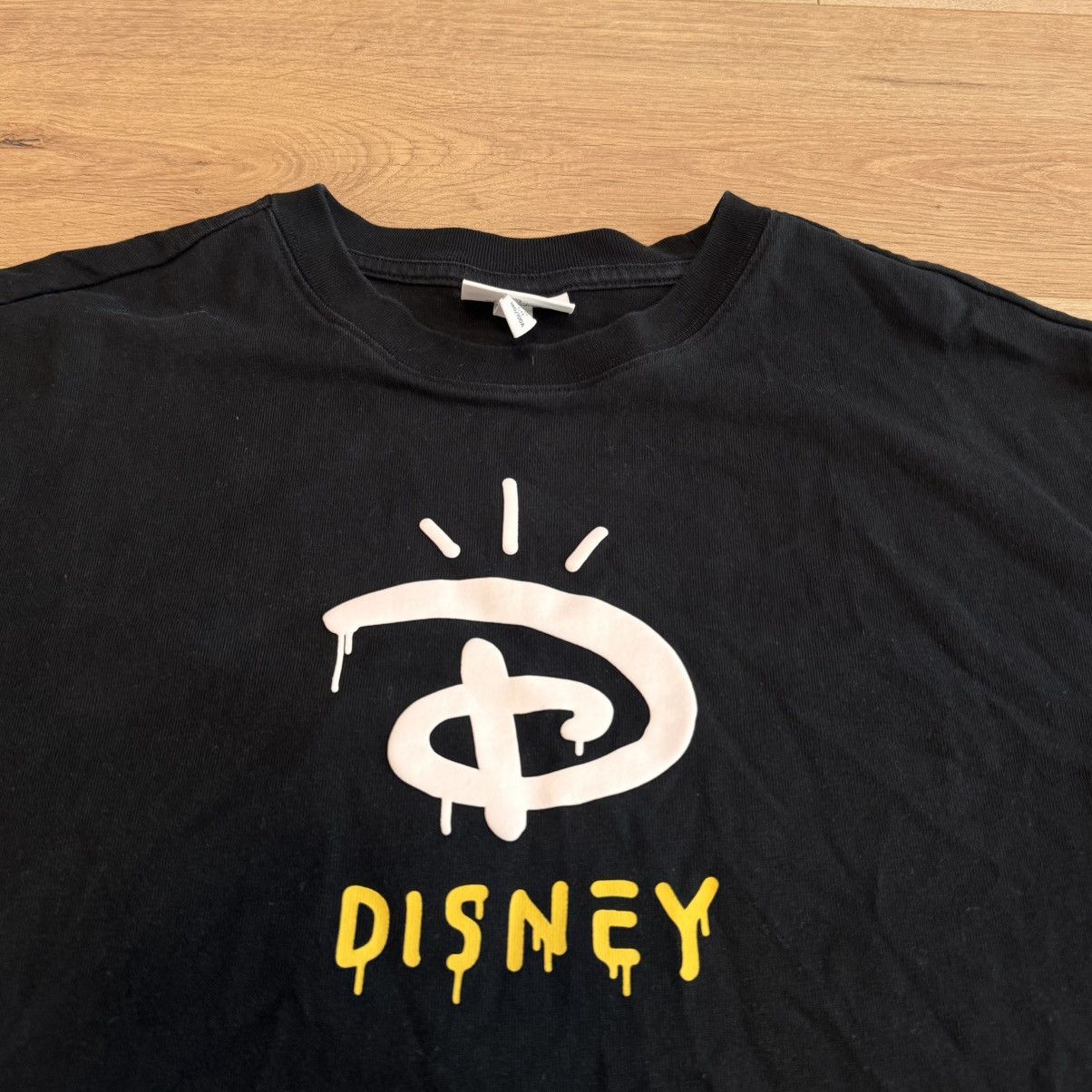 H&M Disney 100 X HM Disney Logo Black Tee Shirt Mens Size L Size US L / EU 52-54 / 3 - 4 Thumbnail