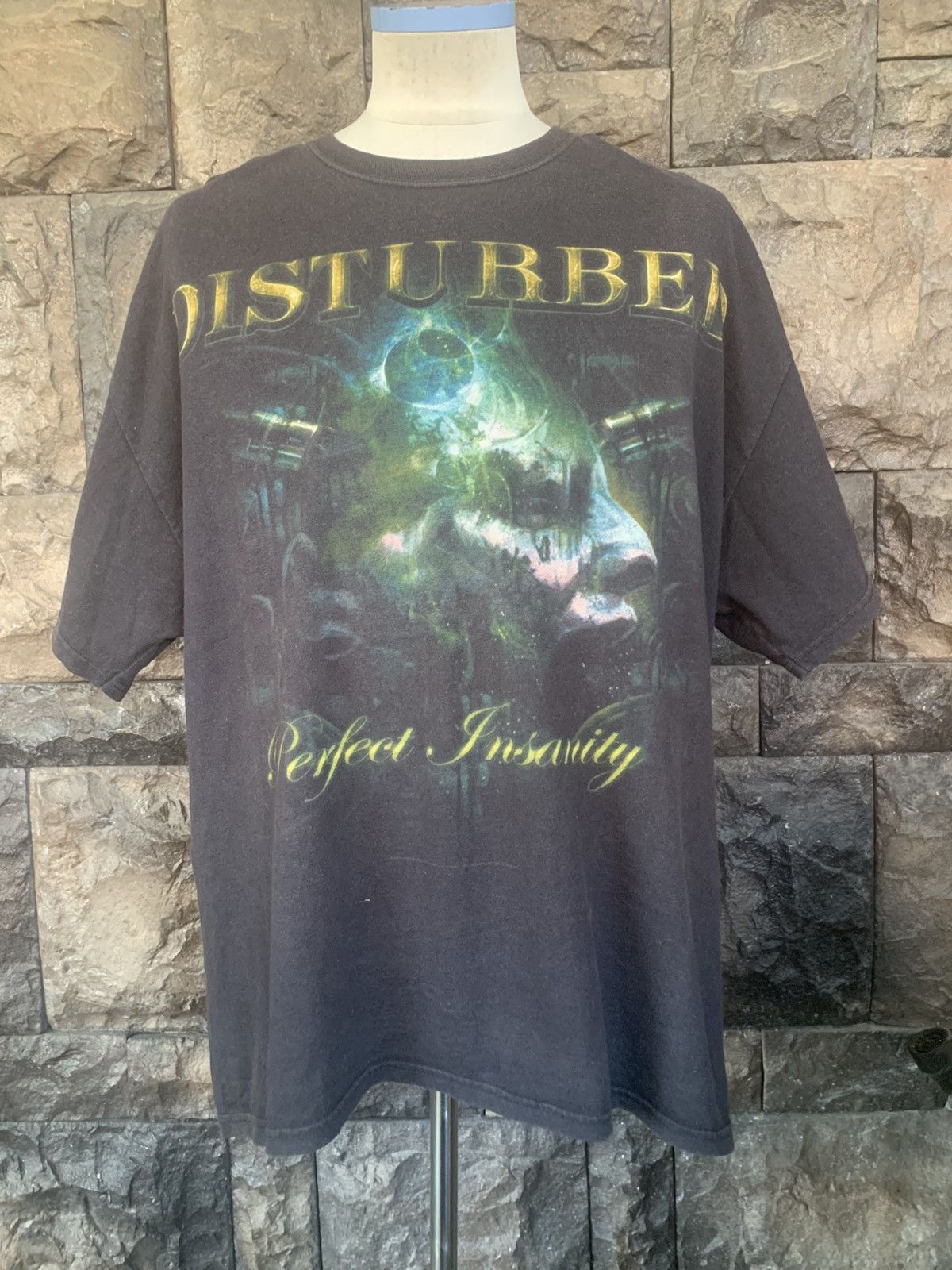 Band Tees × Vintage Vintage Disturbed Heavy Metal Band T shirt Size US XL / EU 56 / 4 - 1 Thumbnail