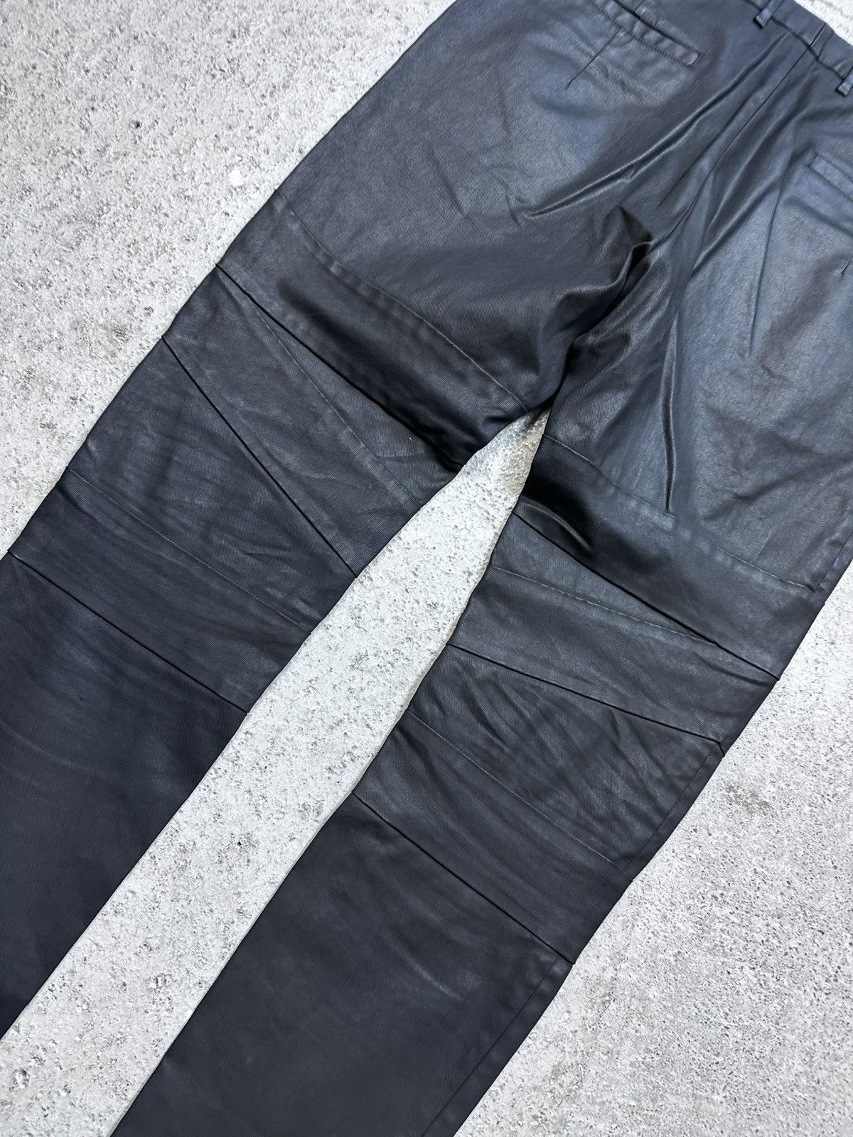 Vivienne Westwood Vivienne Westwood Black Biker Pants Panelled Slim Fit Size US 34 / EU 50 - 14 Thumbnail