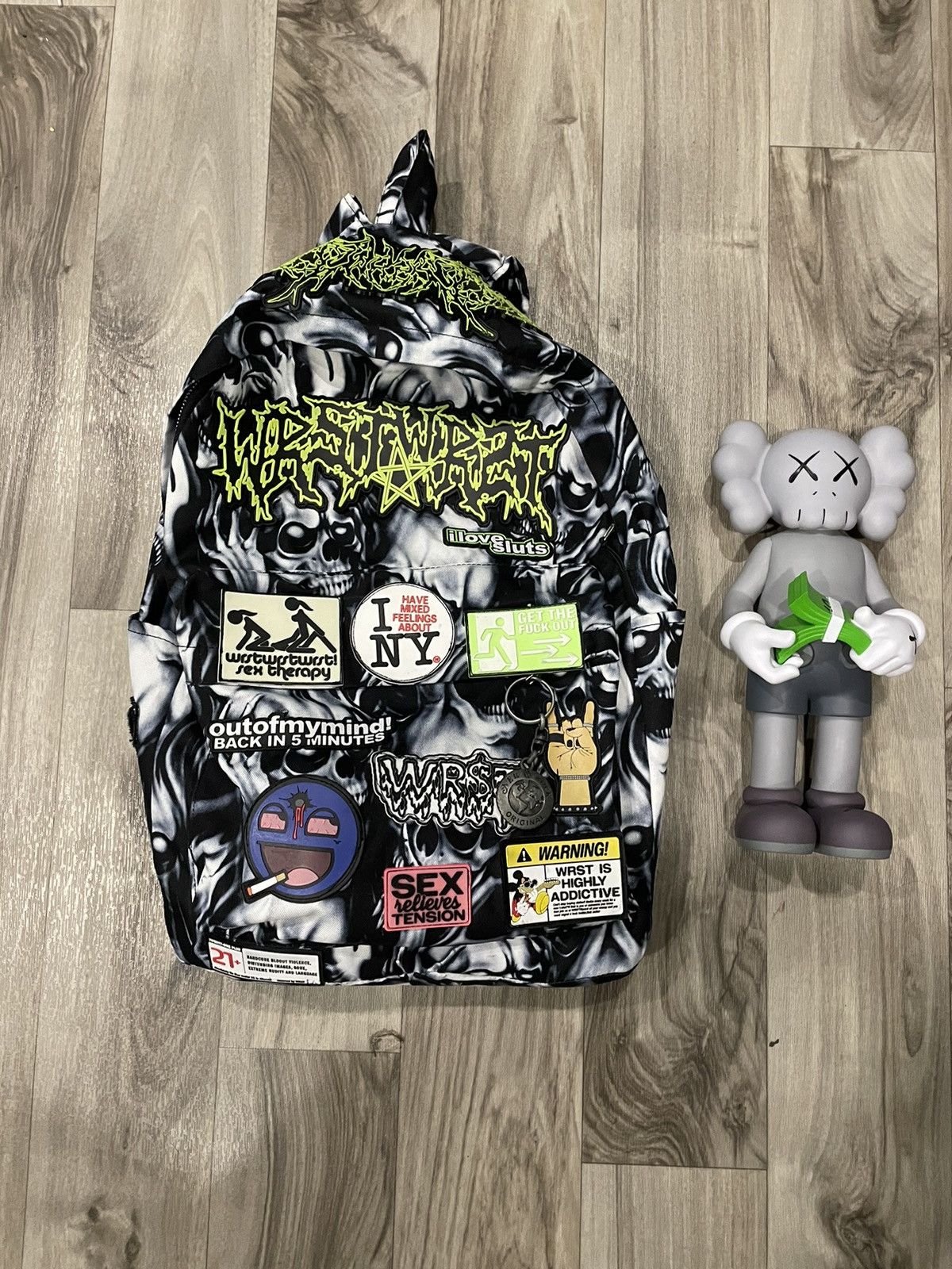 WRST Skullpie bag