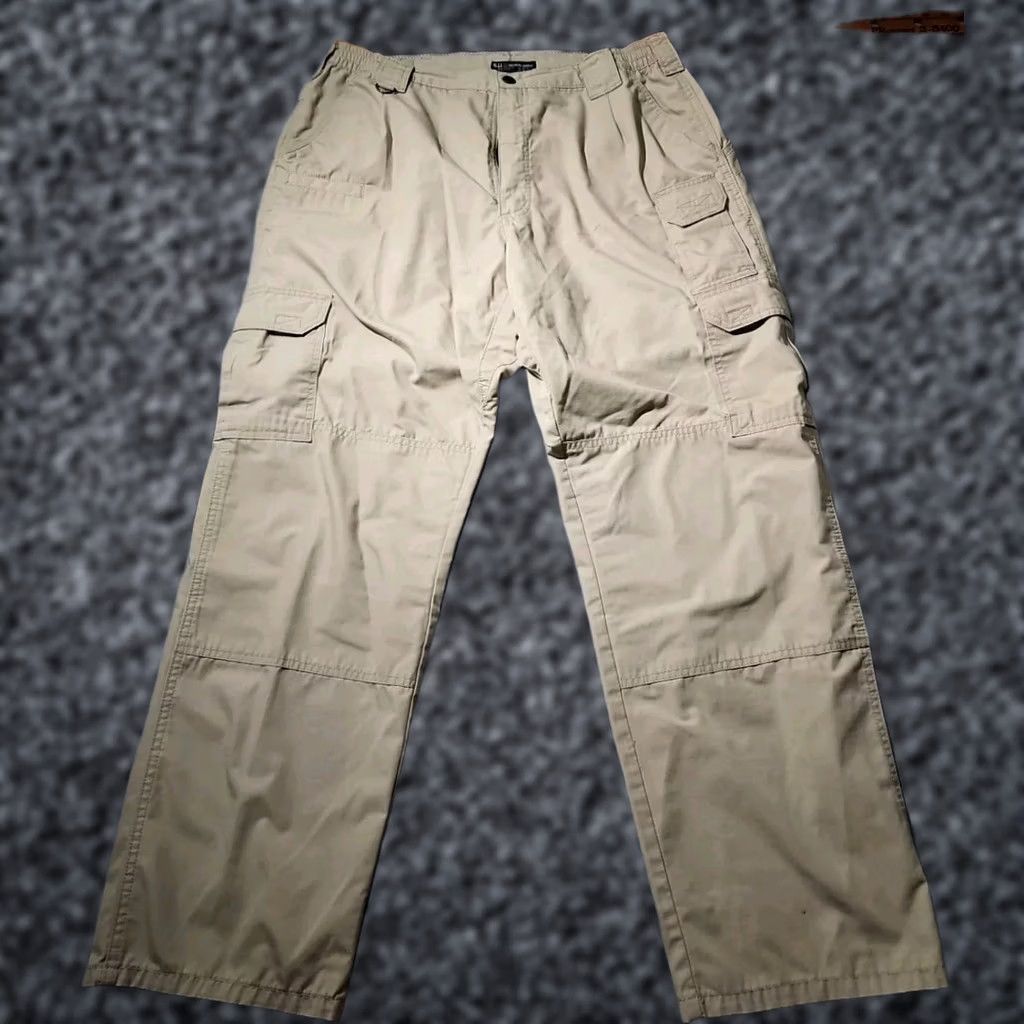 Vintage 511 Tactical Pants Mens 38x32 Beige Taclite Pro Ripstop Cargo Pocket Straight Size US 38 / EU 54 - 1 Thumbnail