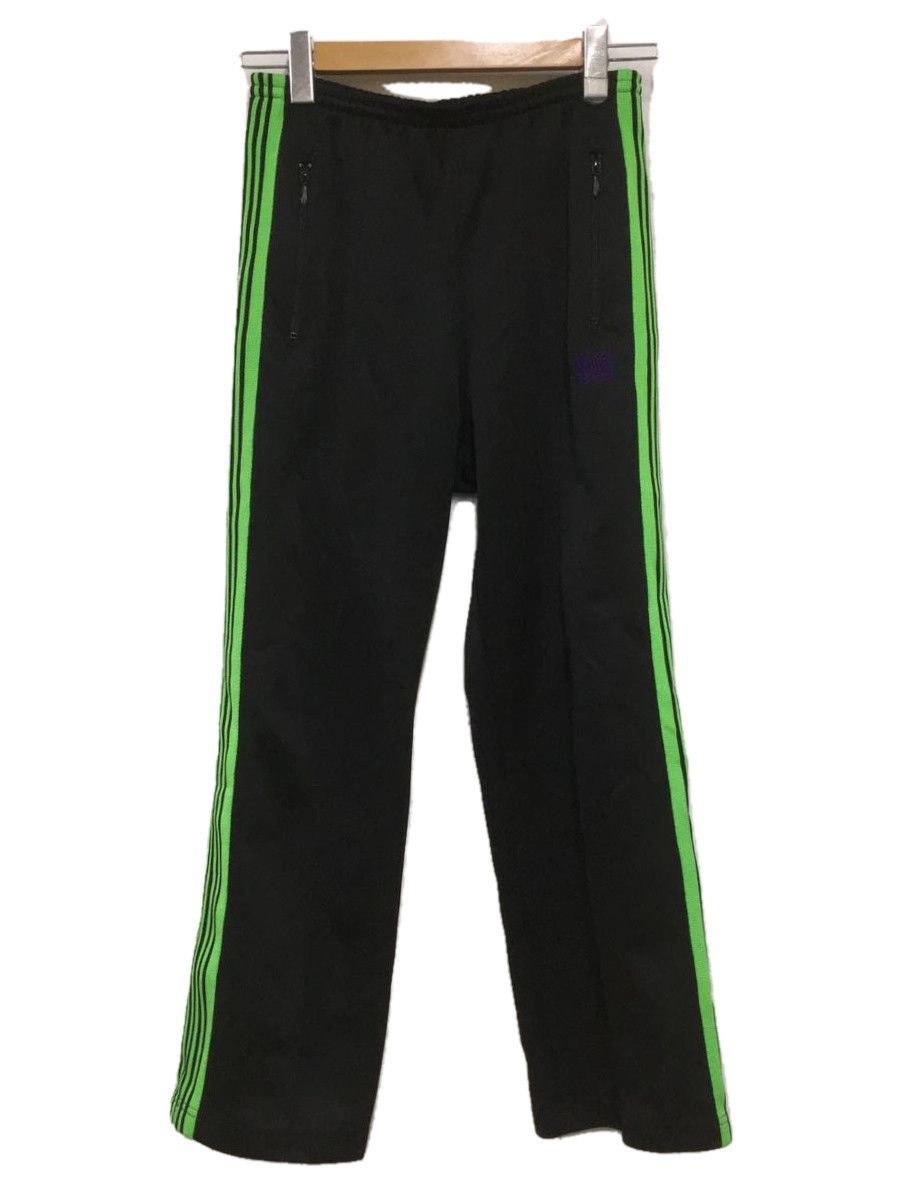 image of Needles Jogger Bottom Polyester Elastic Waistline Sideline Black, Men's (Size 28)