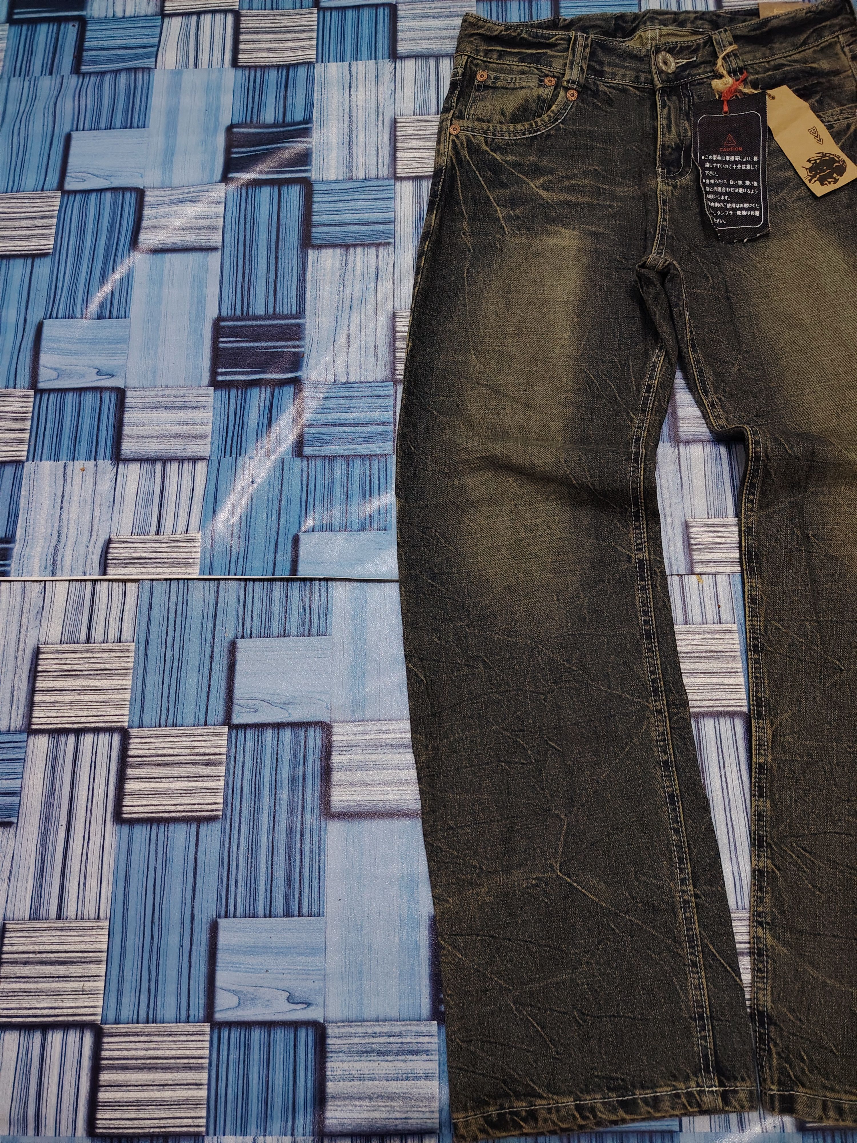 Hysteric Glamour 💥Insane💥 R>>> Jeans RH193 Mud Wash Flared Jeans Size US 31 - 6 Thumbnail