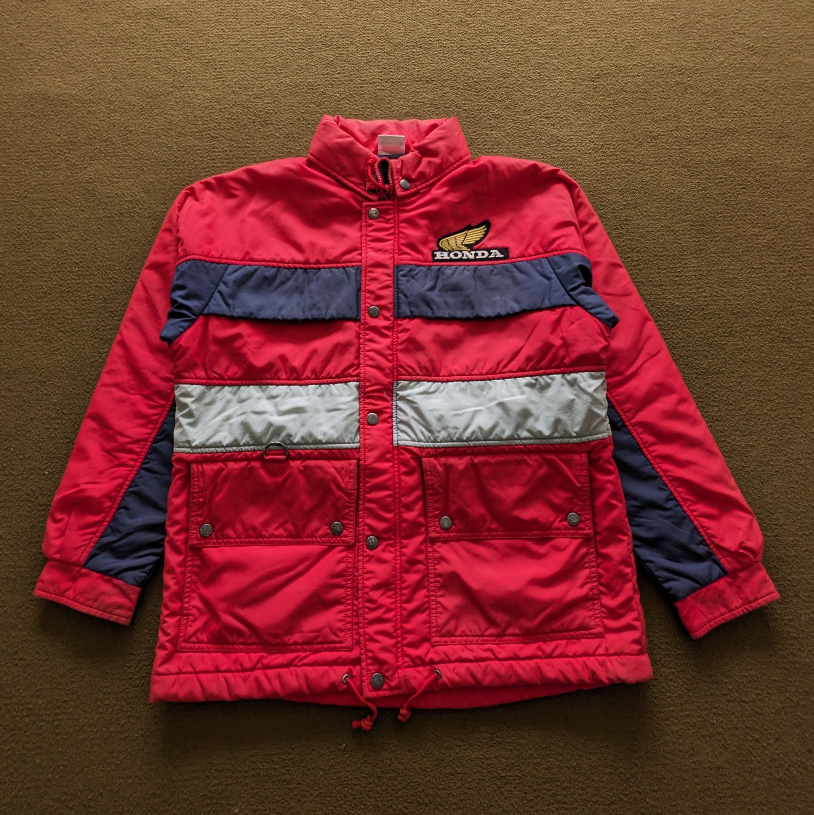 Vintage Vintage HONDA Motorsports Racing Custom Jacket Size US M / EU 48-50 / 2 - 3 Thumbnail