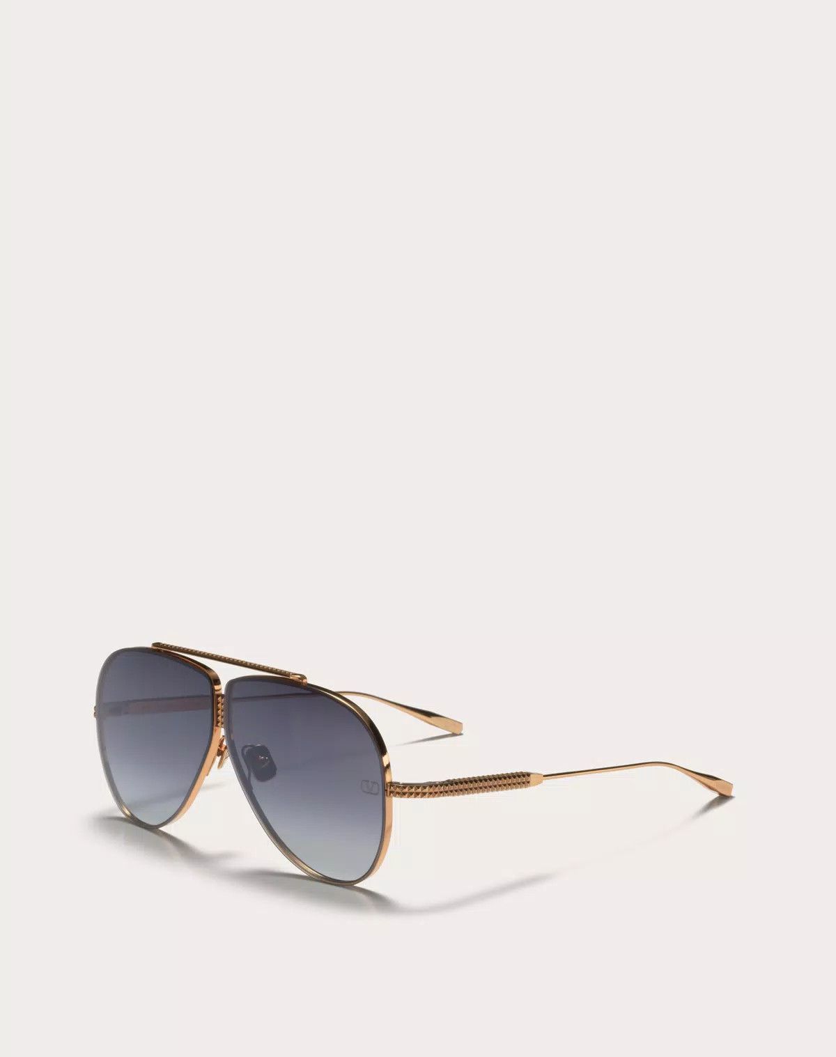 Valentino oc11z0725 Size: 64/ Titanium Stud Frame in Gold/Grey Size ONE SIZE - 2 Thumbnail