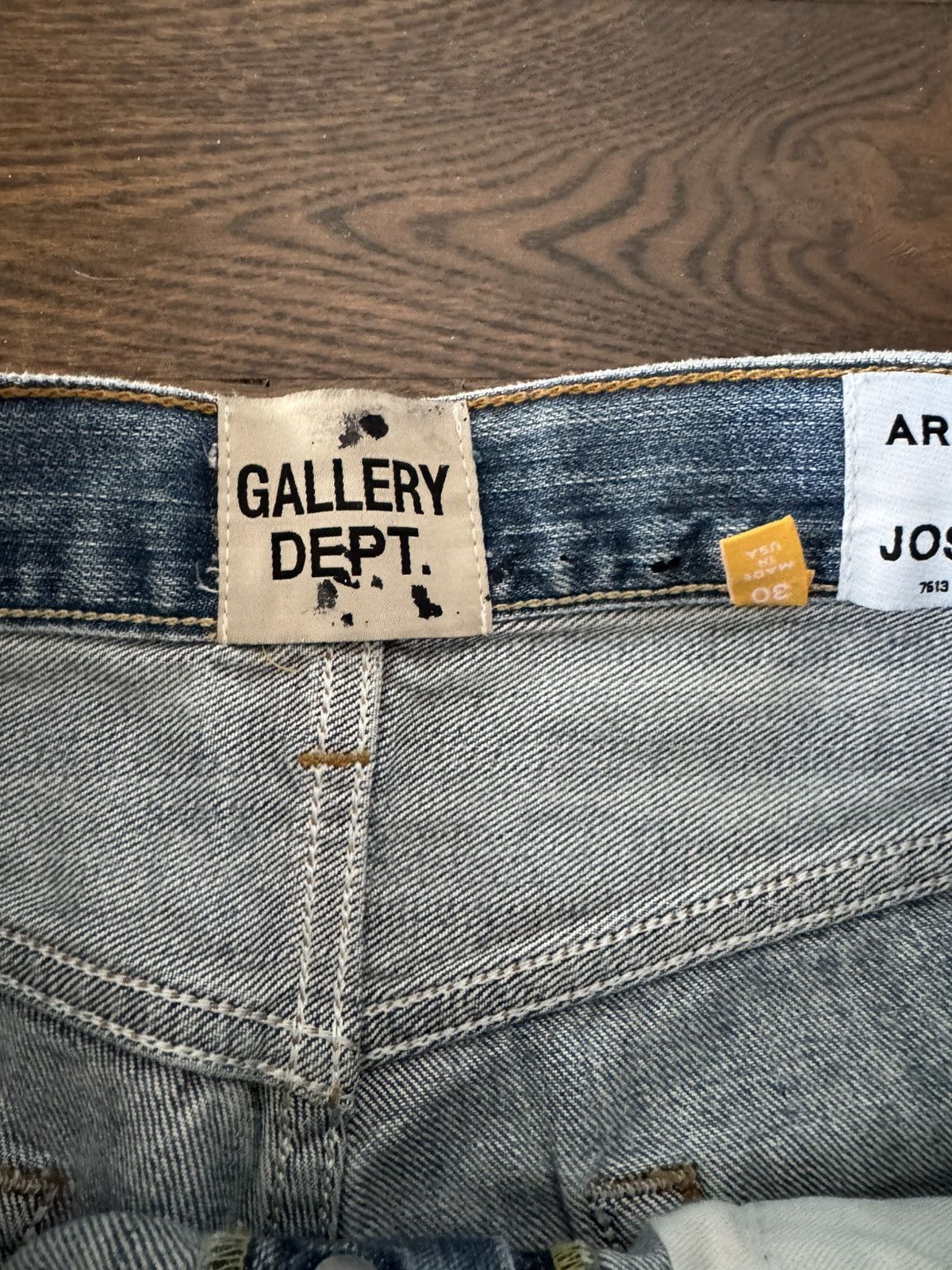 Gallery Dept. Gallery Dept Analog 5001 Metallic Jeans Size US 30 / EU 46 - 4 Thumbnail