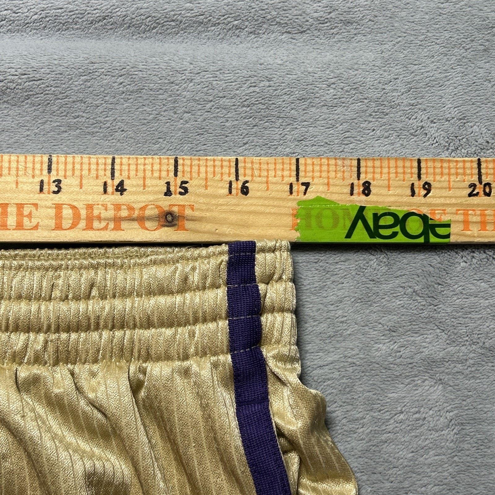 Nike Nike Gold Shinny Dazzle Mesh Shorts Mens XL 34x9 Baggy Retro Size US 34 / EU 50 - 4 Thumbnail