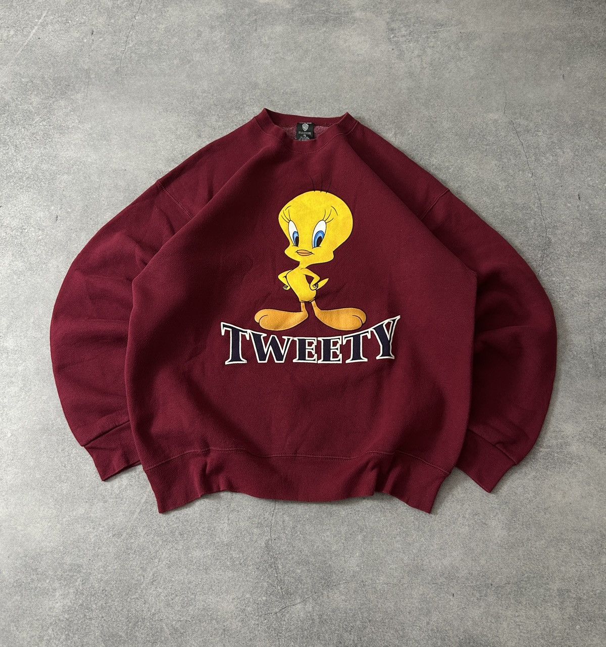 Warner Bros Vintage Warner Bros ©️1995 “Tweety” big logo sweatshirt Size US XL / EU 56 / 4 - 1 Thumbnail