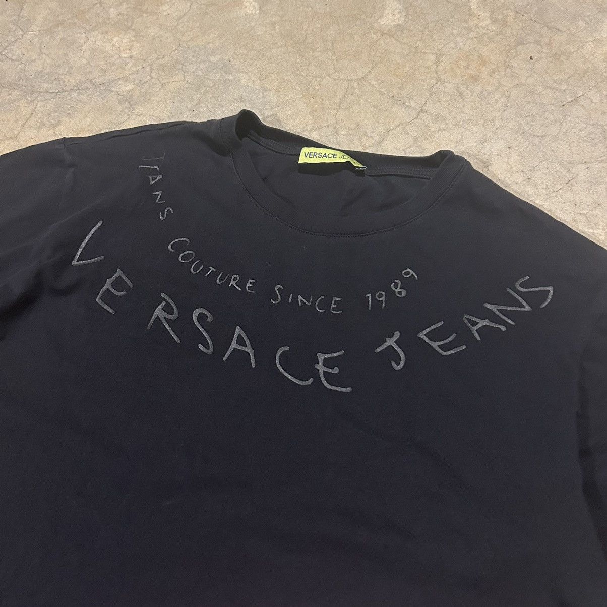 Designer Versace Jeans Couture Statue of David Art Printed Tee Size US L / EU 52-54 / 3 - 4 Thumbnail
