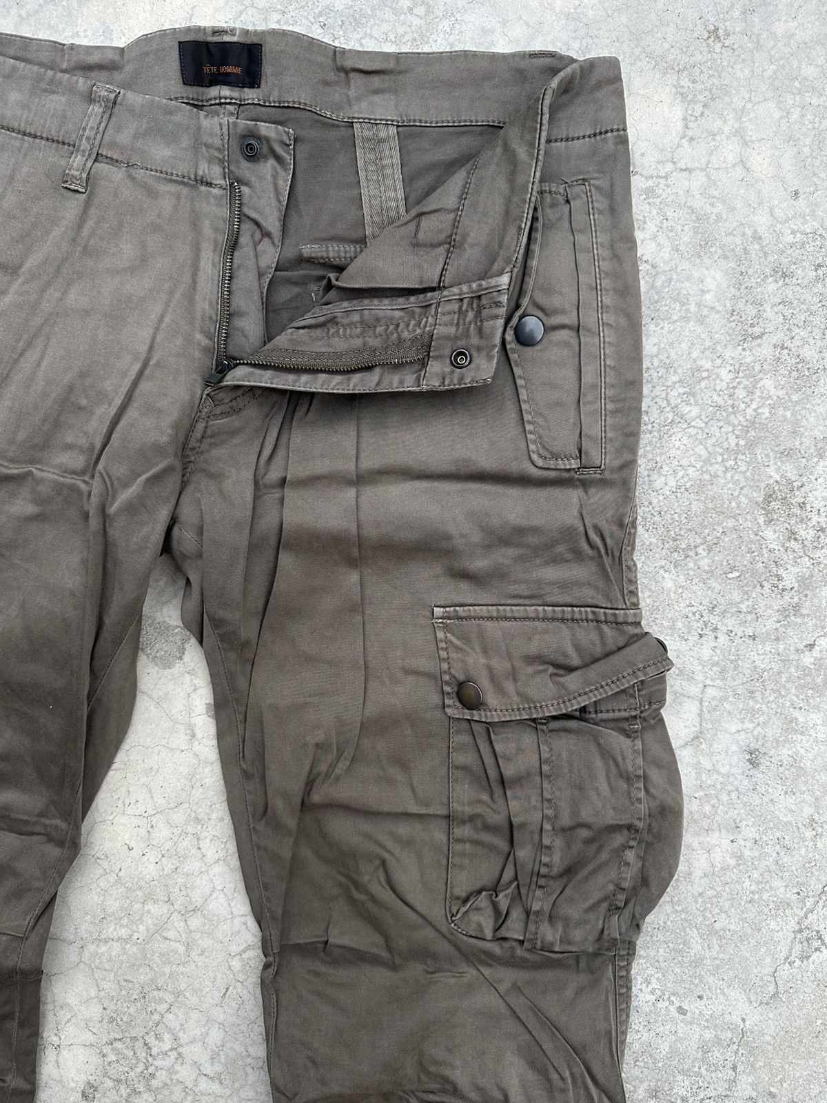 Tete Homme Vintage Tete Homme Bondage Cargo Trouser Pants Size US 34 / EU 50 - 12 Thumbnail