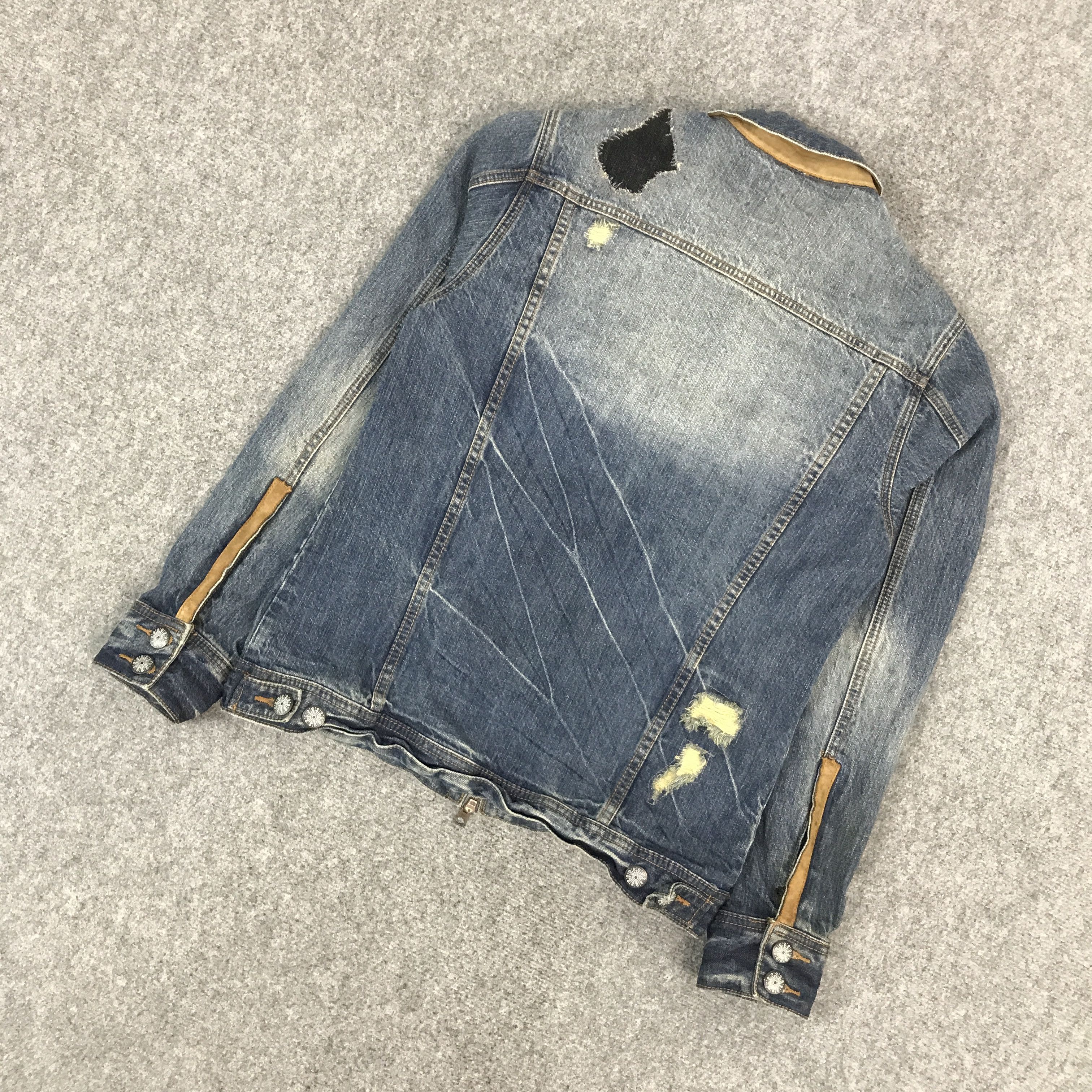 Japanese Brand URBANCRAFT DENIM ZIPPER JACKET Size US L / EU 52-54 / 3 - 6 Thumbnail