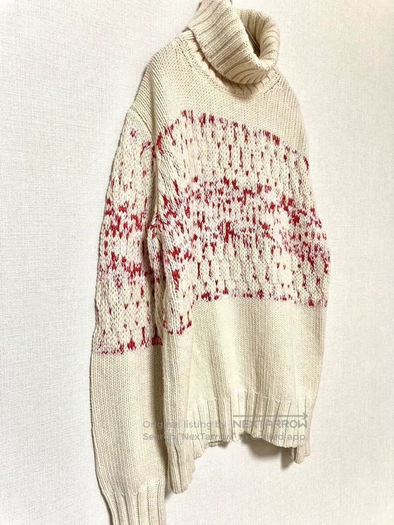 Dries Van Noten Dries Van Noten Off-White Turtleneck Wool Knitwear Size US S / EU 44-46 / 1 - 3 Thumbnail