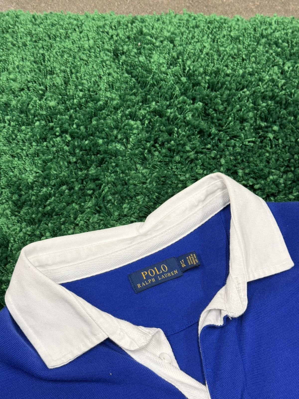 Polo Ralph Lauren Polo Ralph Lauren Color Block " POLO " Retro Classic Large Size US L / EU 52-54 / 3 - 5 Thumbnail
