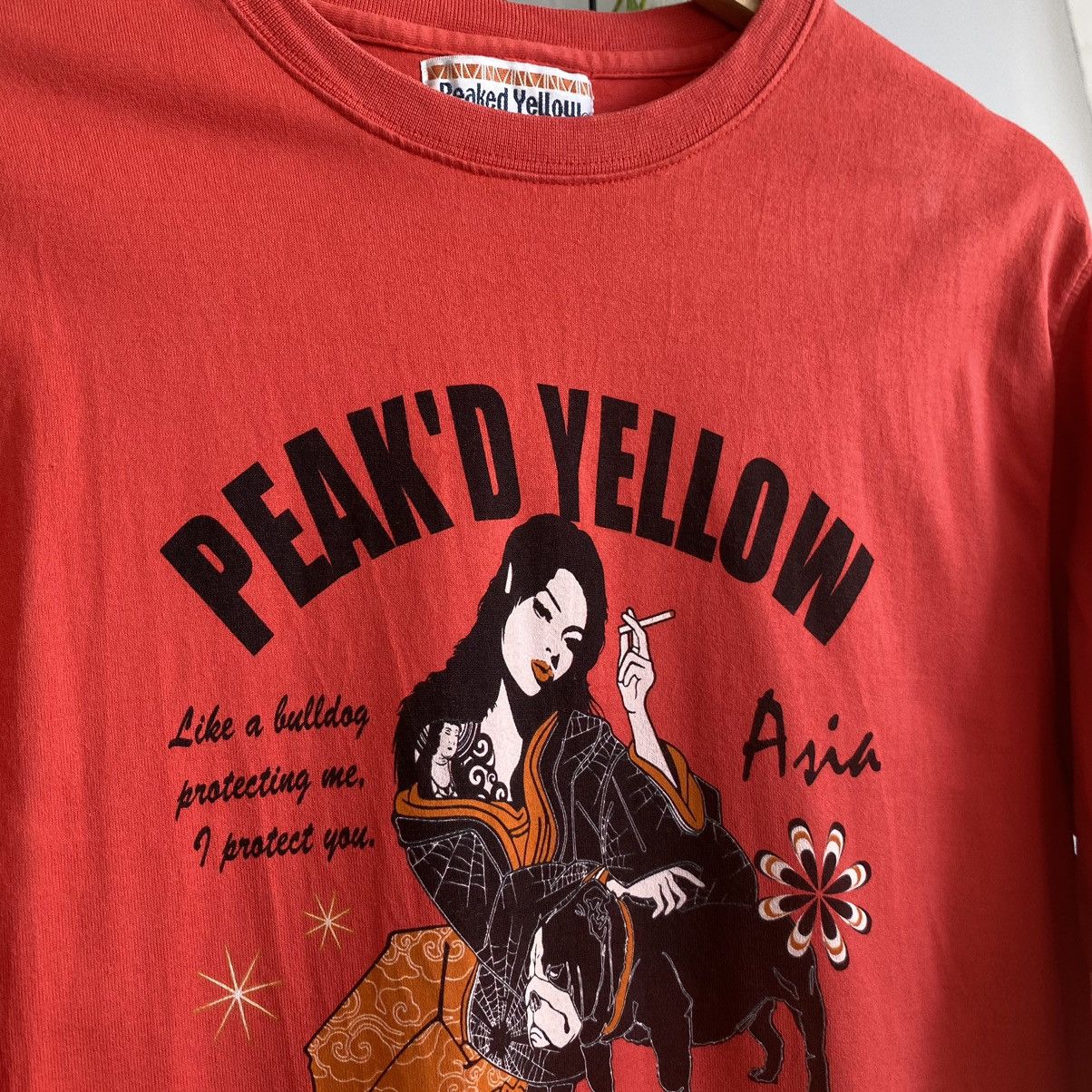 Tedman VINTAGE FADED Y2K PEAK’D YELLOW TEDMAN PORNSTAR ERD TSHIRT Size US L / EU 52-54 / 3 - 9 Thumbnail