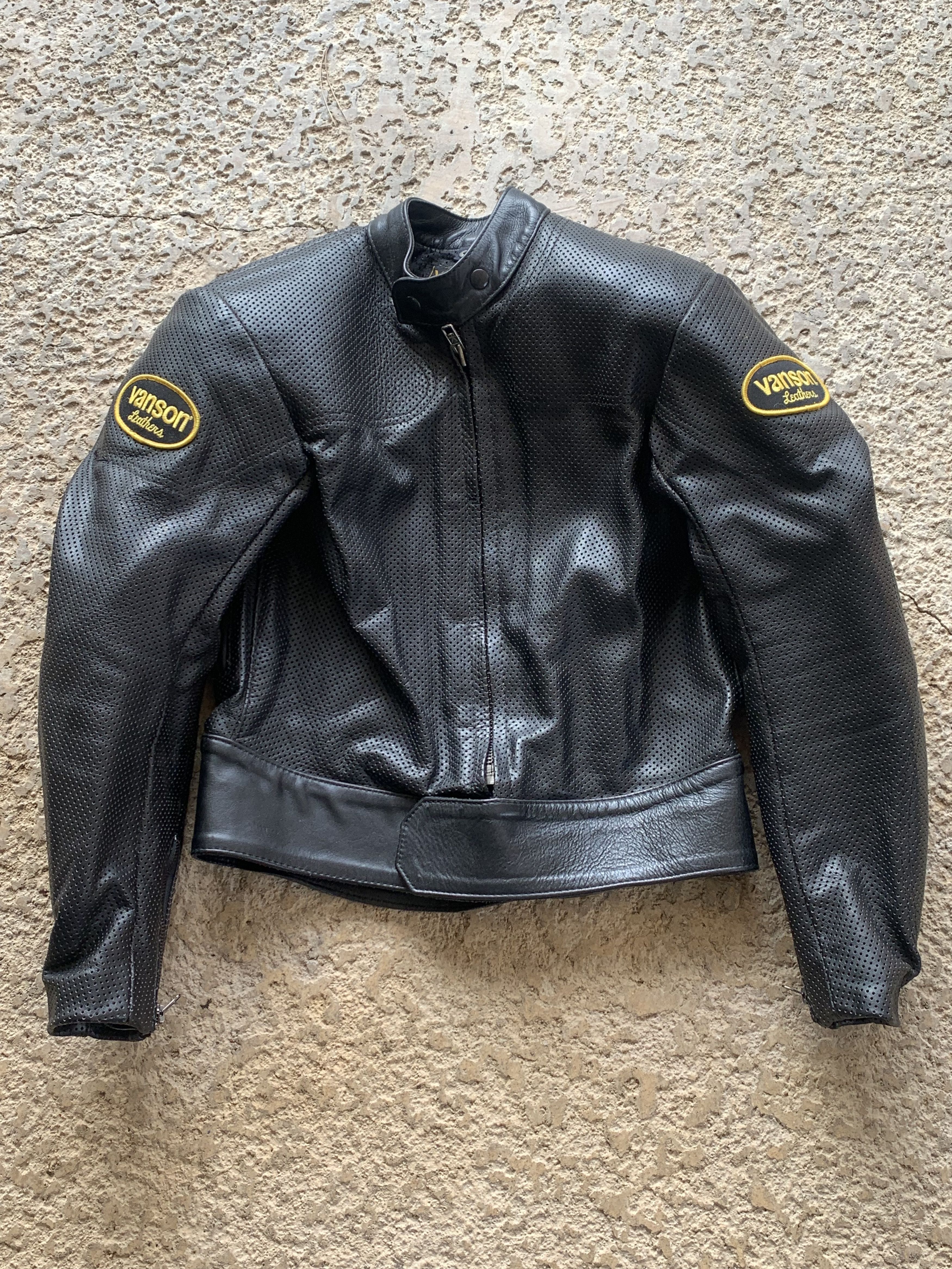 Vanson Leathers RARE Vintage Vanson Leather Motorcycle Biker Jacket USA-Made Size US M / EU 48-50 / 2 - 1 Thumbnail