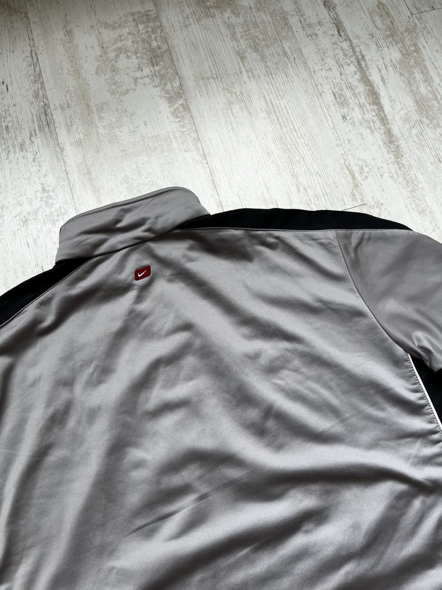 Nike Vintage 00s Nike Grey Zip Up Track Jacket Swoosh Logo L size Size US L / EU 52-54 / 3 - 7 Thumbnail