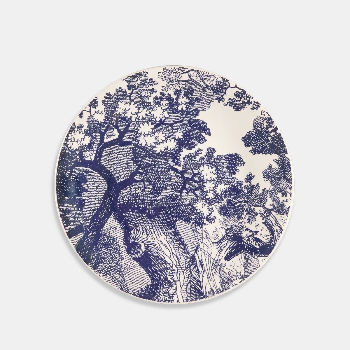 Dior o1bcso1str0226 Size:OS/Set Of Six Dessert Plates in Blue Size ONE SIZE - 6 Thumbnail