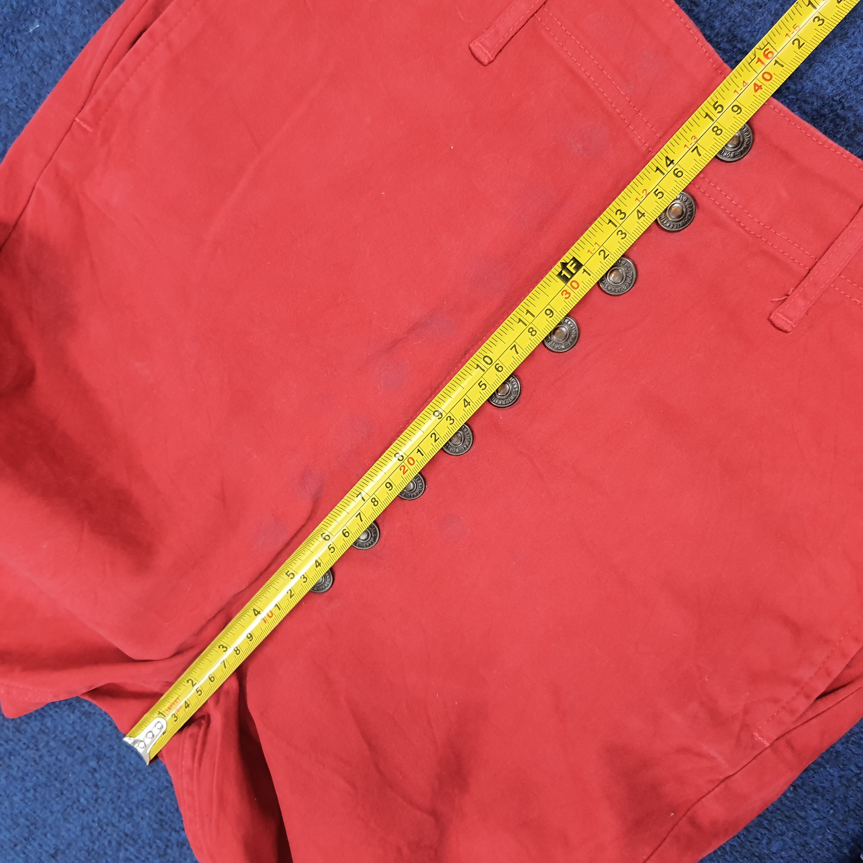 Kapital KAPITAL Japan Red Cotton Tencel Stretch Pants C297N25 Size 26" / US 2 / IT 38 - 14 Thumbnail