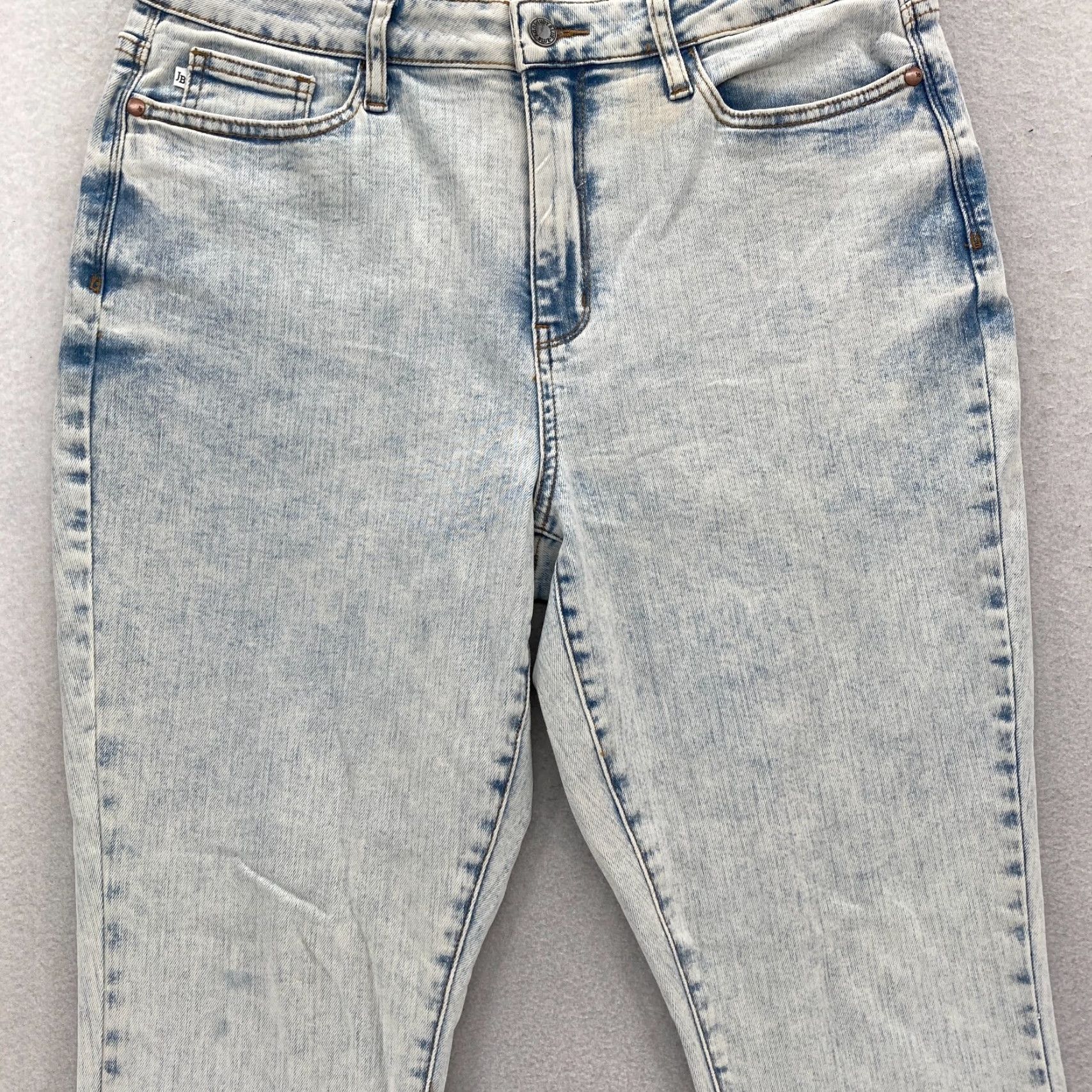 Denime Judy Blue Slim Fit Jeans Women's 13/31 Light Acid Wash Blue Stretch Denim Preppy Jeans (13/31, Slim, High Rise) Mens? Size 24" / US 00 / IT 34 - 2 Thumbnail