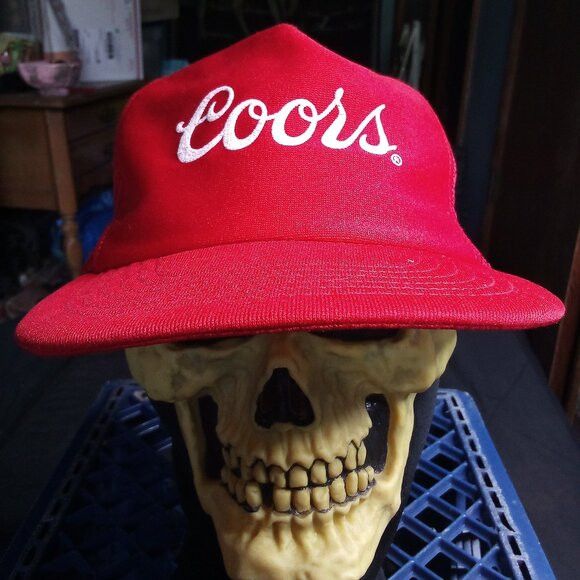 Vintage Vintage 80s Coors Snap Trucker Hat Cap Size ONE SIZE - 1 Thumbnail