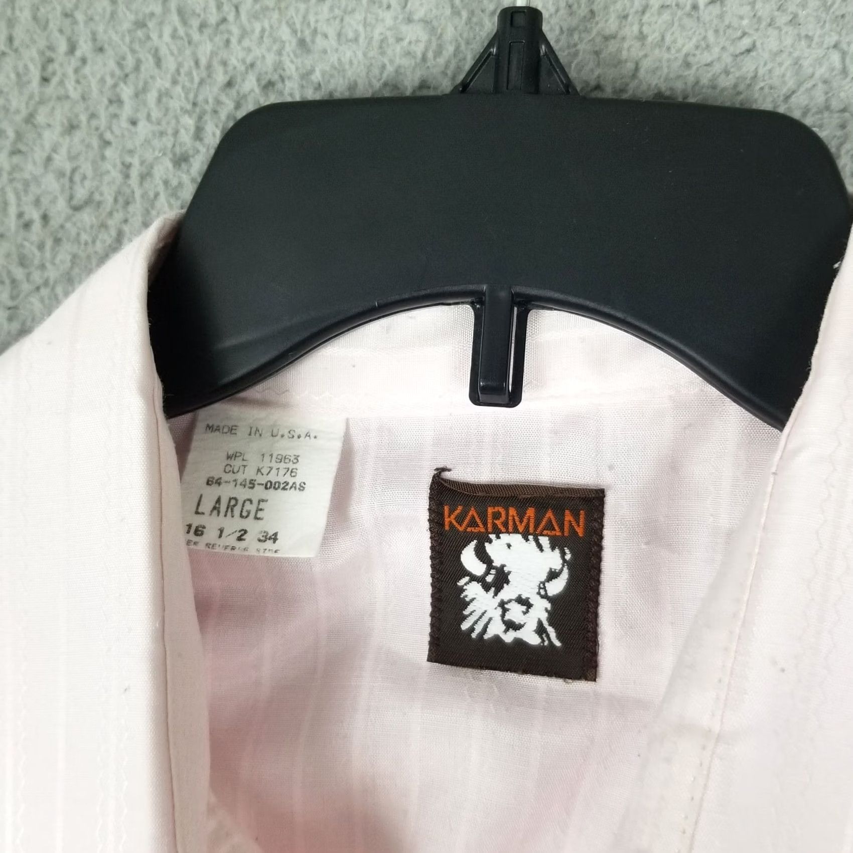 Armani Vintage Karman Pink Rockabilly Western Shirt L Adult Large Shiny Aztec Stripes Size US L / EU 52-54 / 3 - 3 Thumbnail