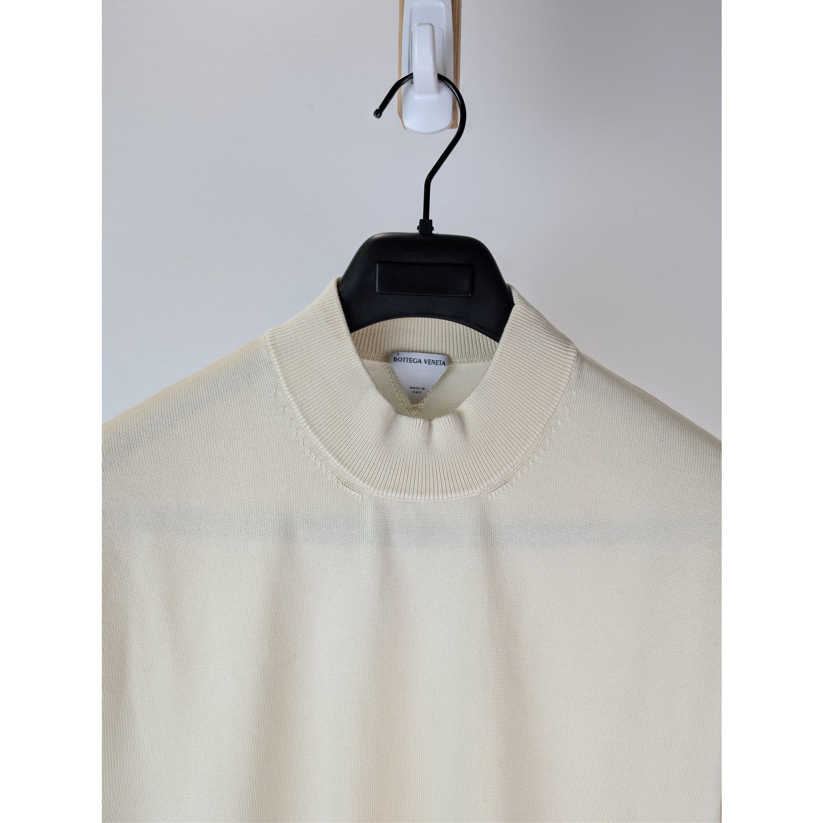 Bottega Veneta o1rshd1 Cashmere Mock-Neck Knit Sweater in Cream Size US S / EU 44-46 / 1 - 7 Thumbnail