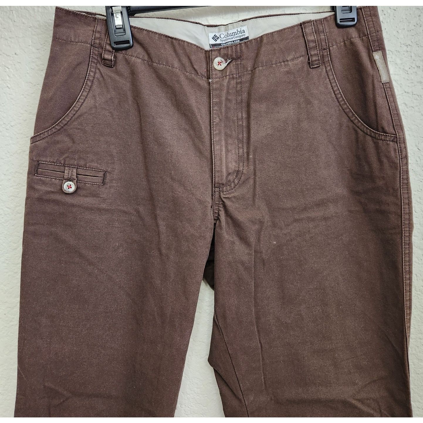 Columbia Columbia Brown Slashed Pockets Cropped Pants 8 Lightweight Size 30" / US 8 / IT 44 - 2 Thumbnail