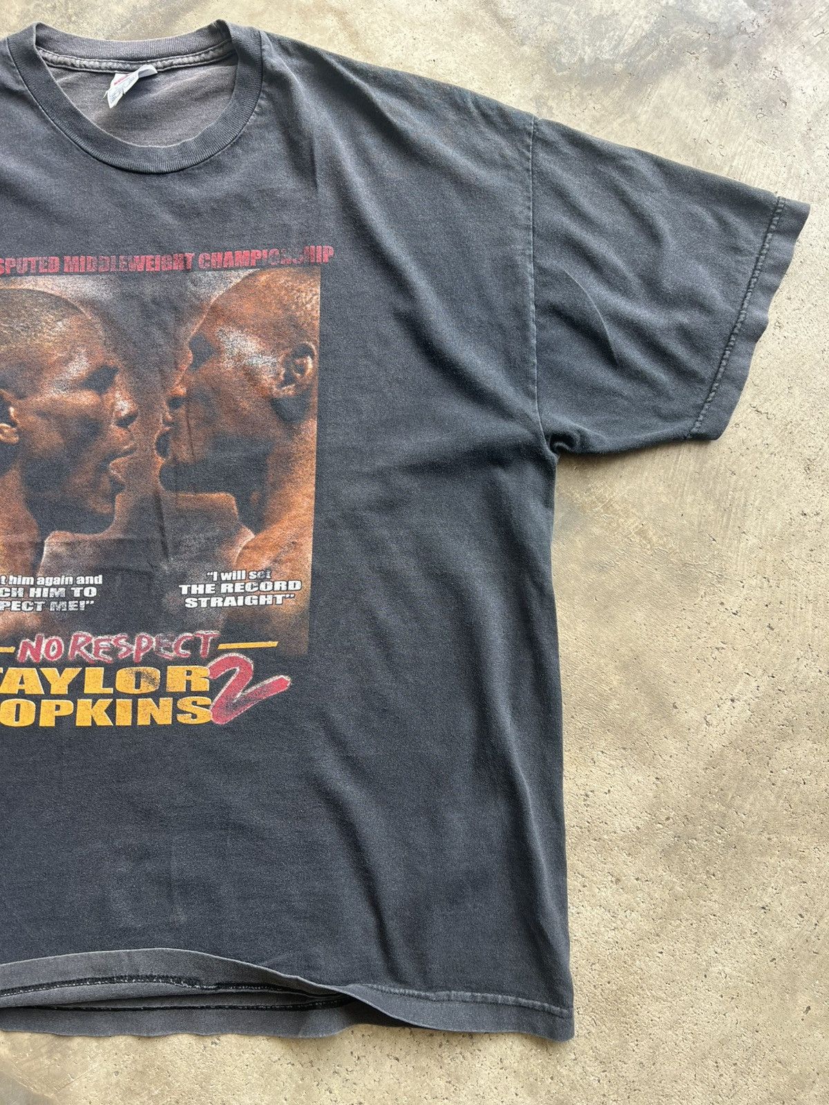 Rap Tees Vintage Rare Taylor vs Hopkins Rap Tee Boxing WBC XXL Size US XXL / EU 58 / 5 - 6 Thumbnail