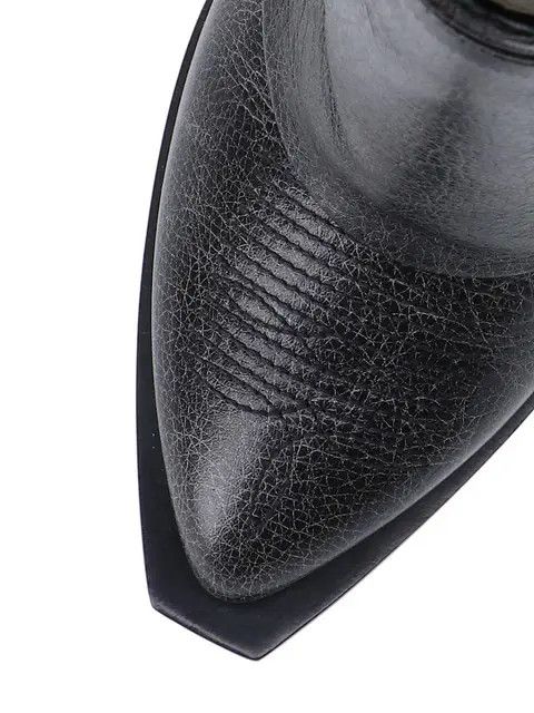 Givenchy o1w1db10325 Shark Lock Boots in Black Size US 8 / IT 38 - 5 Thumbnail