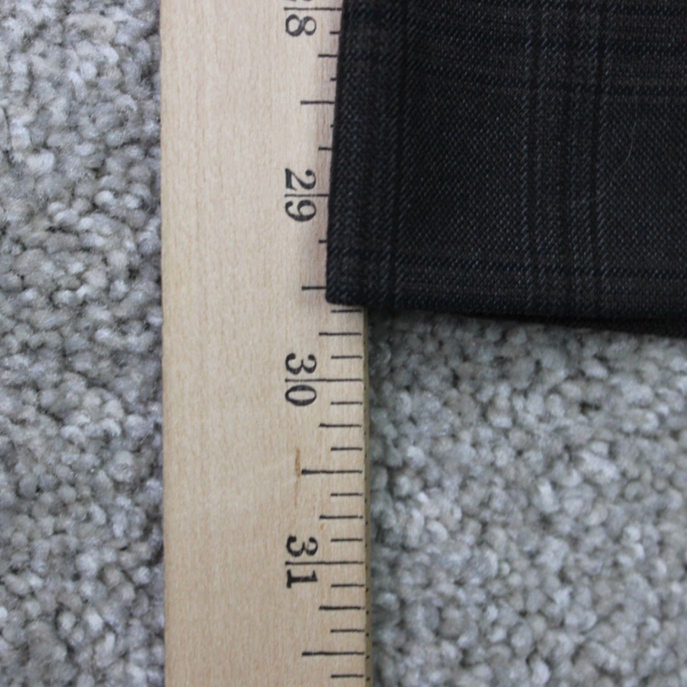 Ralph Lauren LAUREN Ralph Lauren Pants Mens 40x30 Gray Wool/Polyester Flat Front Dress Pants Front Button Zip Size US 40 / EU 56 - 4 Thumbnail