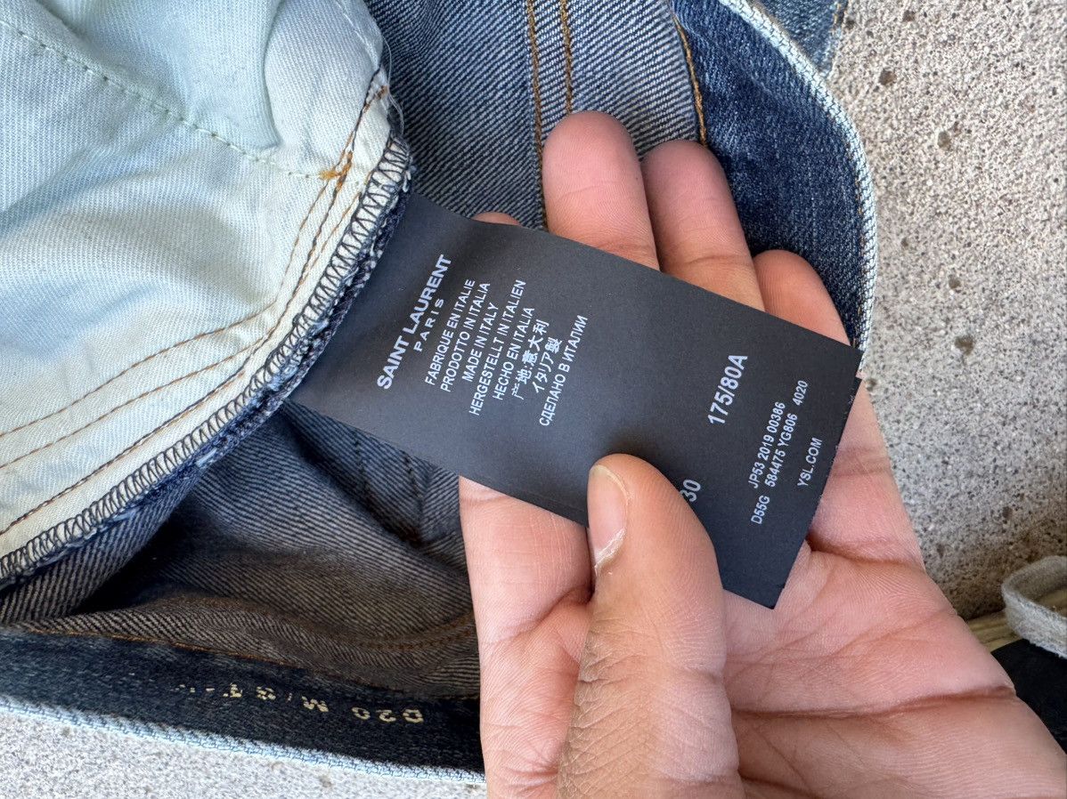 Saint Laurent Paris Saint Laurent Indigo Skinny Jeans Size US 30 / EU 46 - 4 Thumbnail