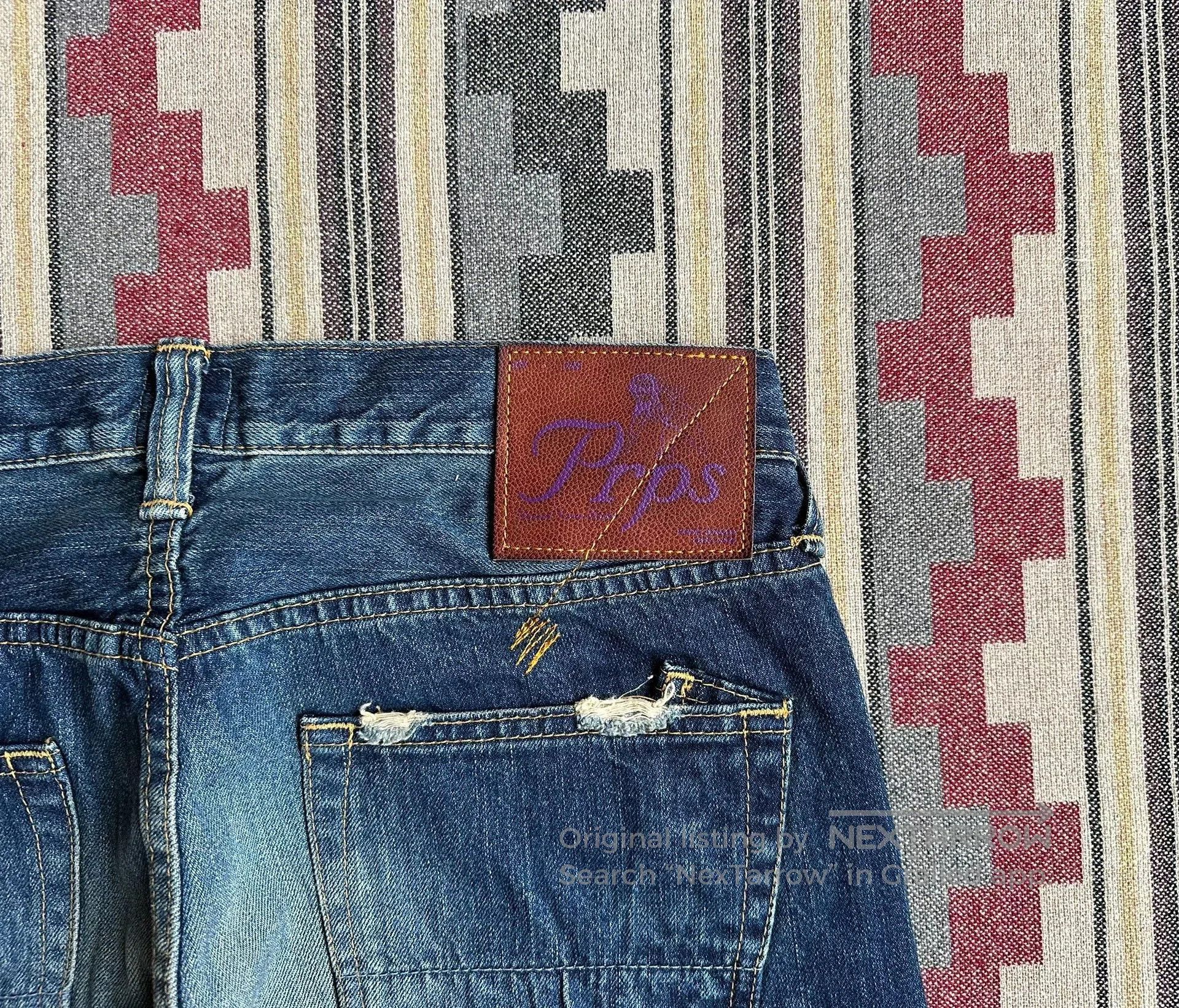 Prps Prps Destroyed Distressed Denim Jeans. Size US 32 / EU 48 - 5 Thumbnail
