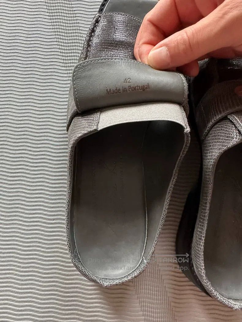Martine Rose Martine Rose Silver grey Mueller slippers Size US 9 / EU 42 - 3 Thumbnail
