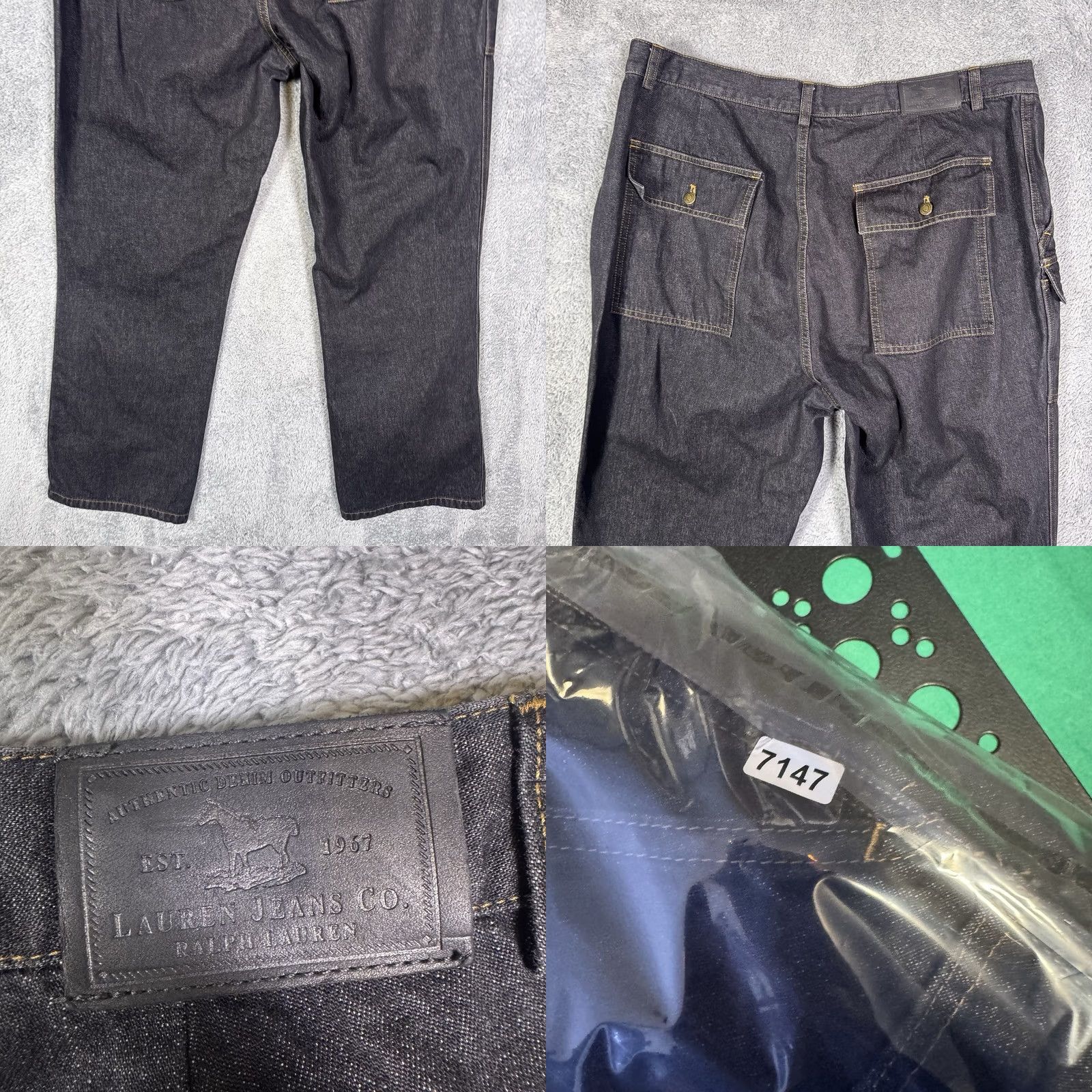 Ralph Lauren VINTAGE Ralph Lauren Jeans Co. Cargo Wide Leg Baggy 90s Womens 18W Size 40" / US 18 - 10 Thumbnail