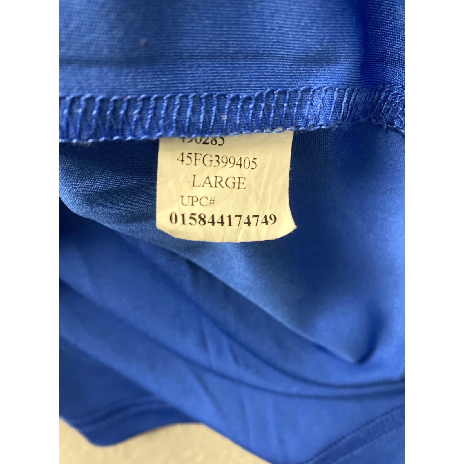 Izod IZOD Men's Large Blue Stretch Golf Polo Shirt Size L Blue 34-98 Size US L / EU 52-54 / 3 - 8 Thumbnail
