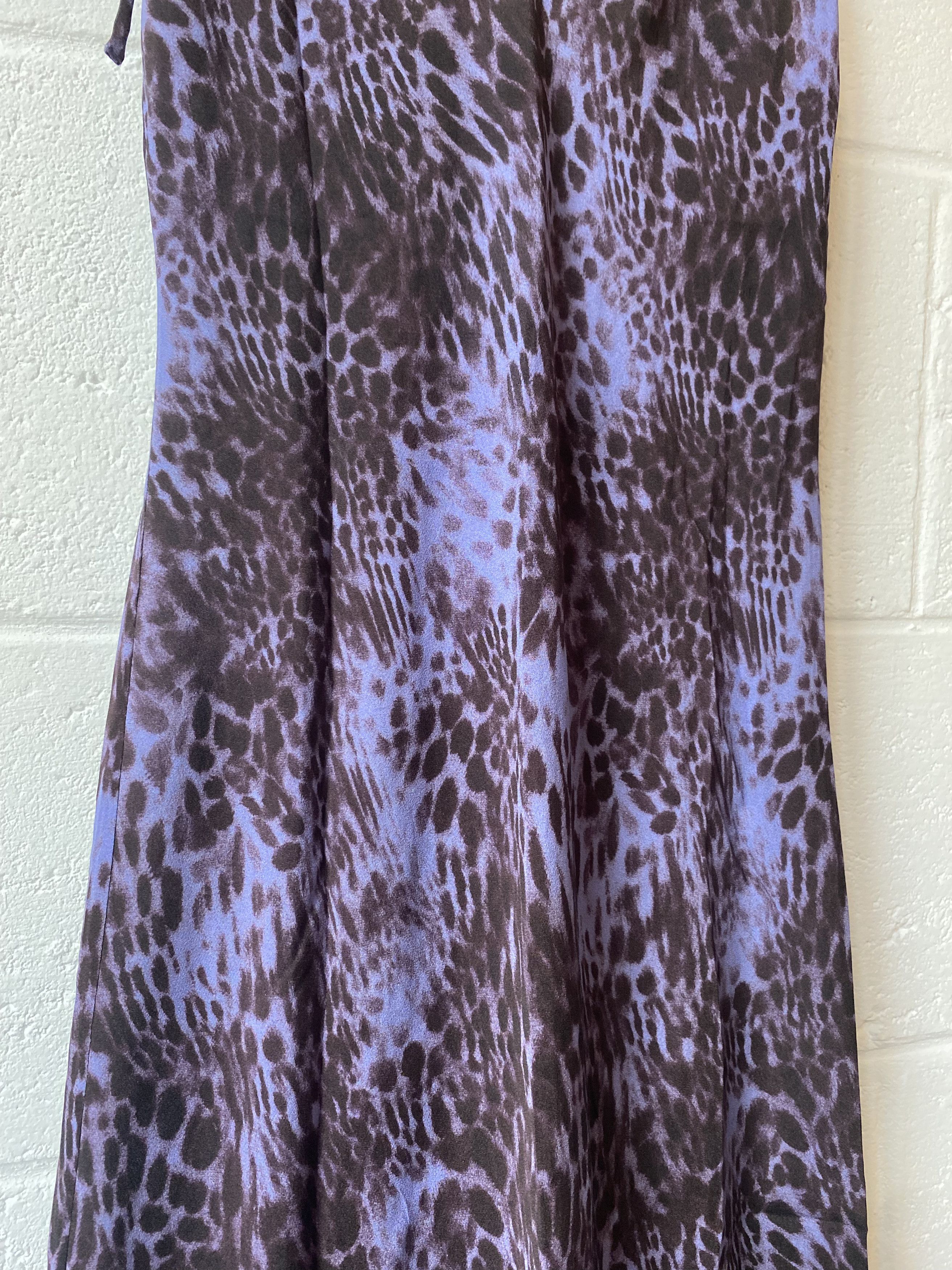 Realisation Par Réalisation 'The Penelope' Silk Purple Leopard Maxi Dress Size S / US 4 / IT 40 - 6 Thumbnail