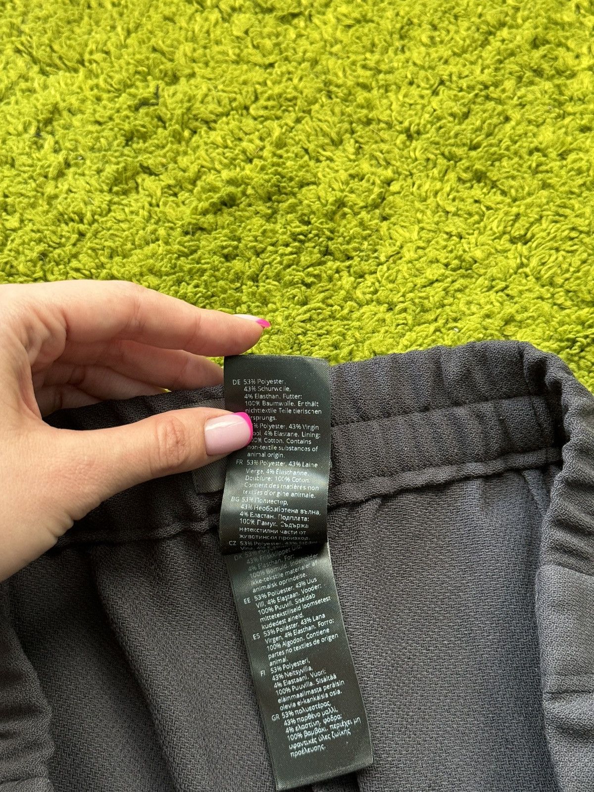 Designer Oska avant garde wide leg wool blend parachute baggy pants Size US 32 / EU 48 - 5 Thumbnail