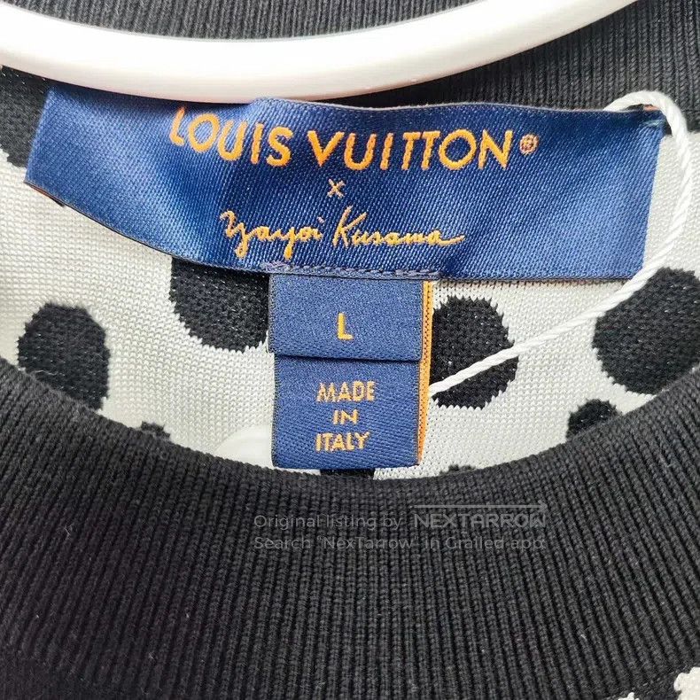 Louis Vuitton Louis Vuitton Polka-dot Sweater Size L / US 10 / IT 46 - 3 Thumbnail
