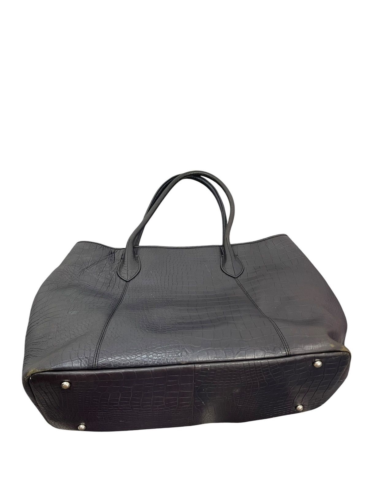 United Arrows Crocodile Embossed Leather United Arrows Tote Bag 8🟩 Size ONE SIZE - 13 Thumbnail