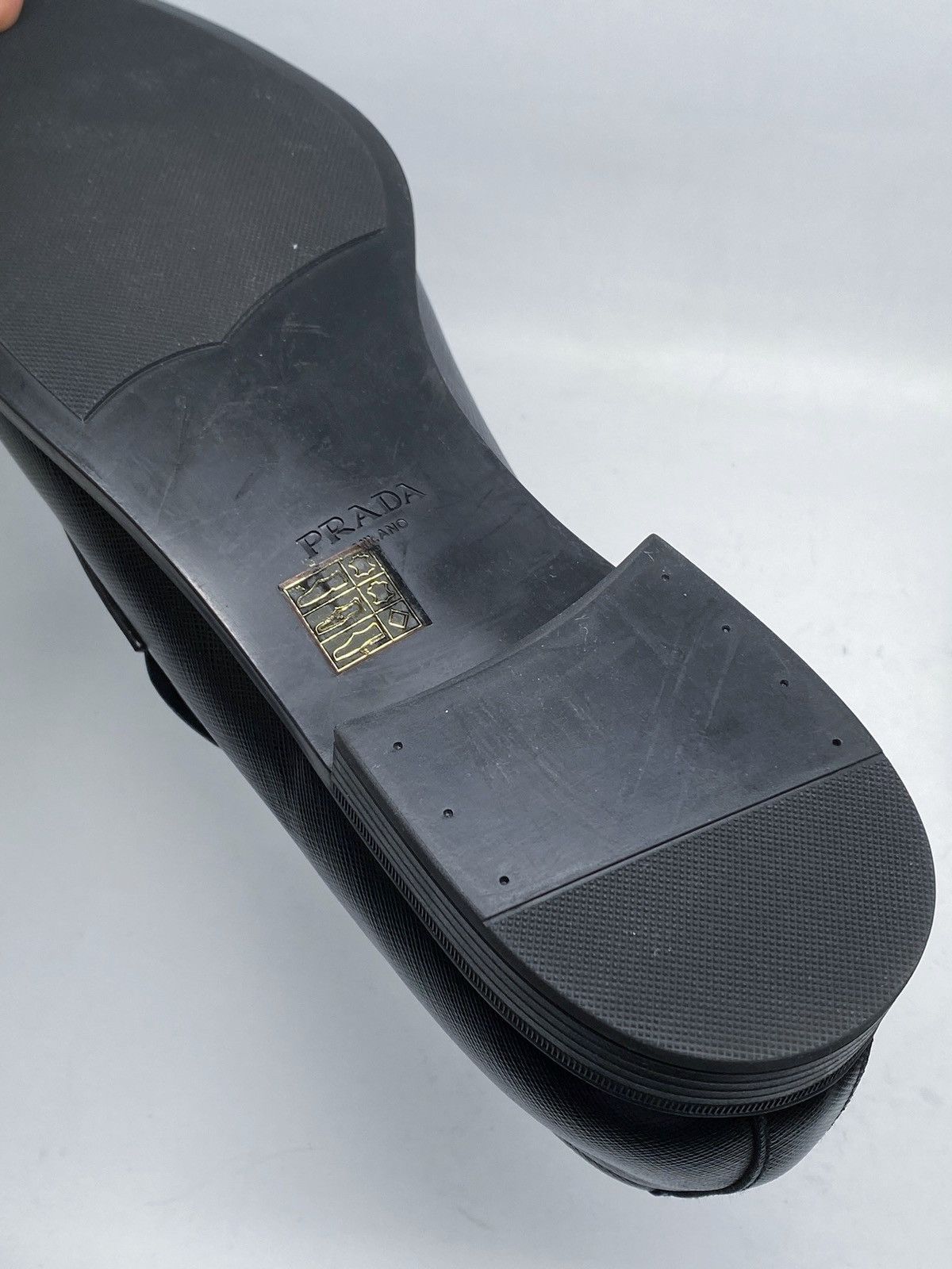 Prada Prada Saffiano Leather Penny Loafer size 12/ us size 13 Size US 13 / EU 46 - 13 Thumbnail
